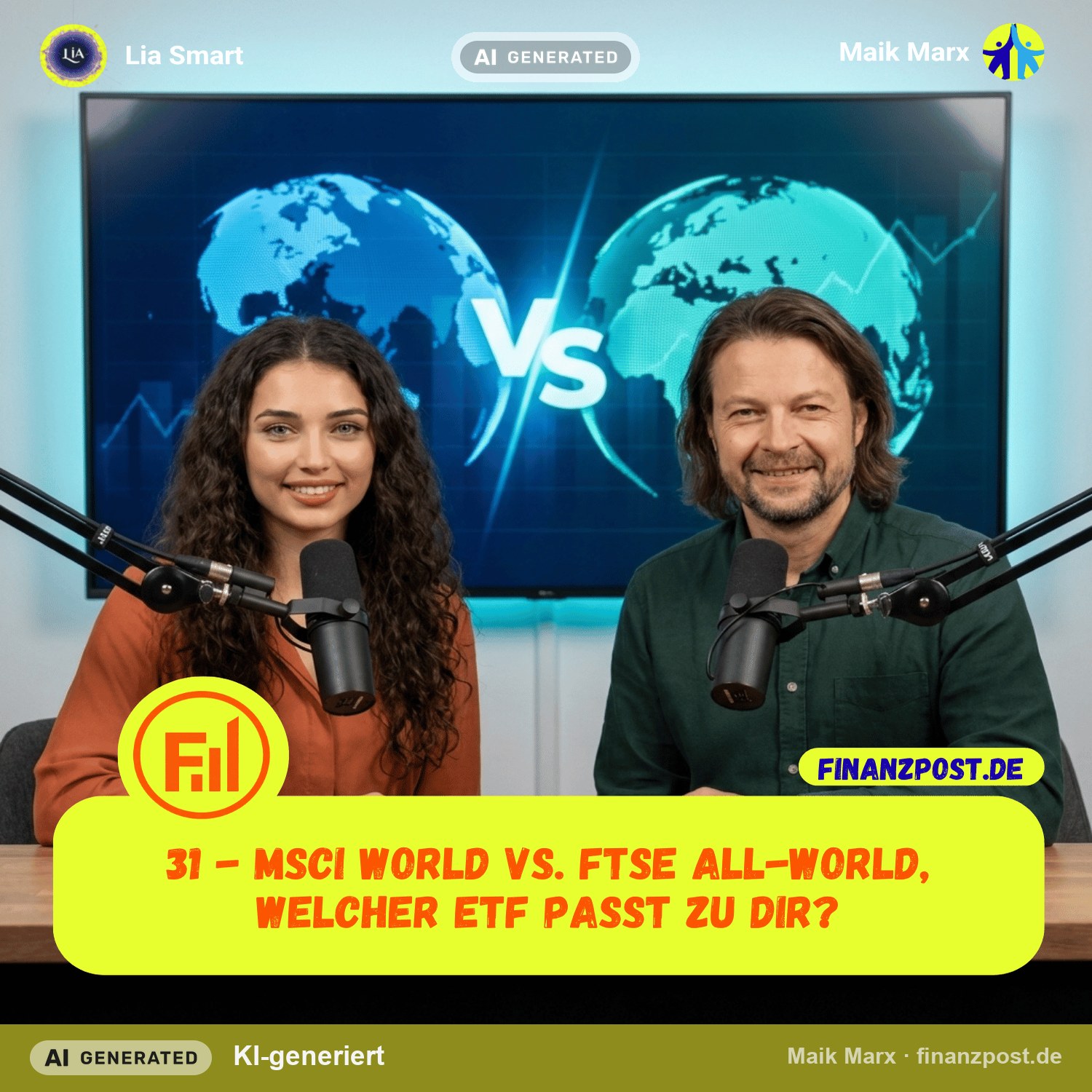 31 – MSCI World vs. FTSE All-World – Welcher ETF passt zu dir episode artwork