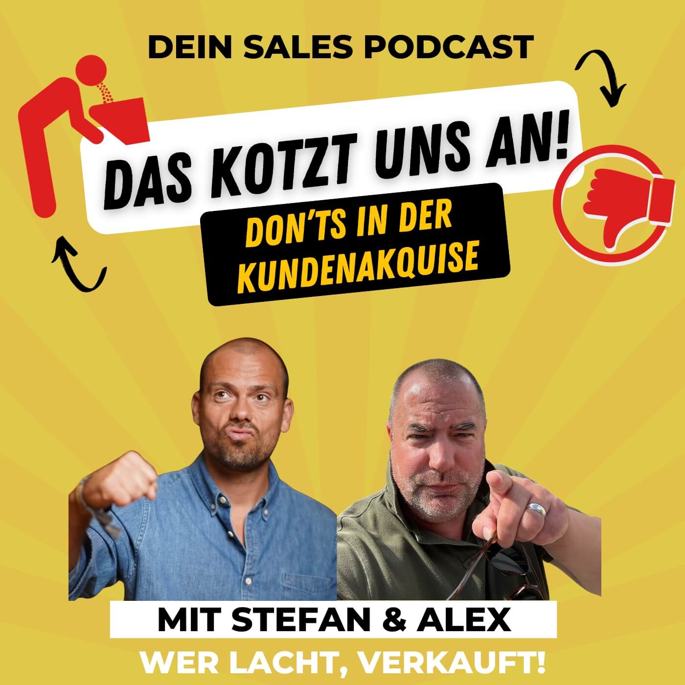 Wer lacht verkauft! Dein Sales Podcast für mehr Spaß im Verkauf.