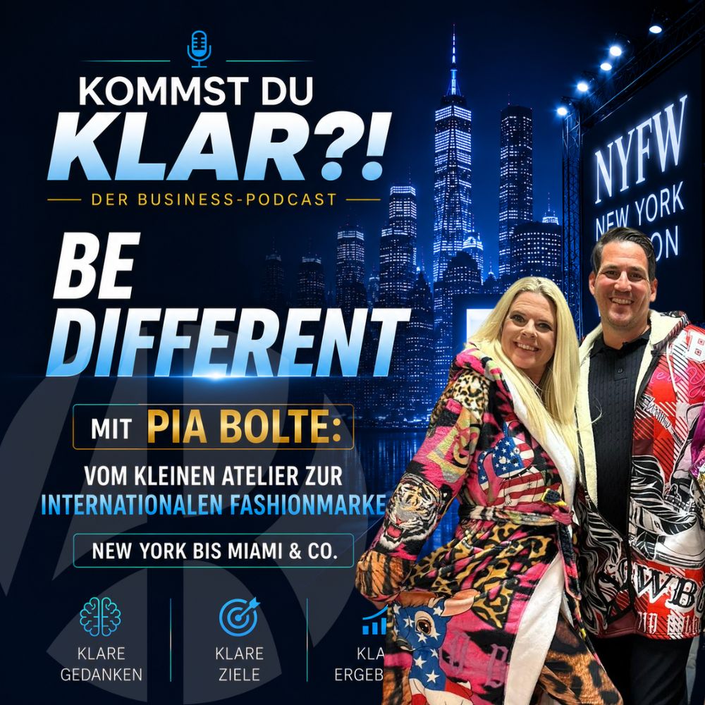 086- Be different- mit Pia Bolte: vom kleinen Atelier zur internationalen Fashionmarke (New York bis Miami & Co.) episode artwork