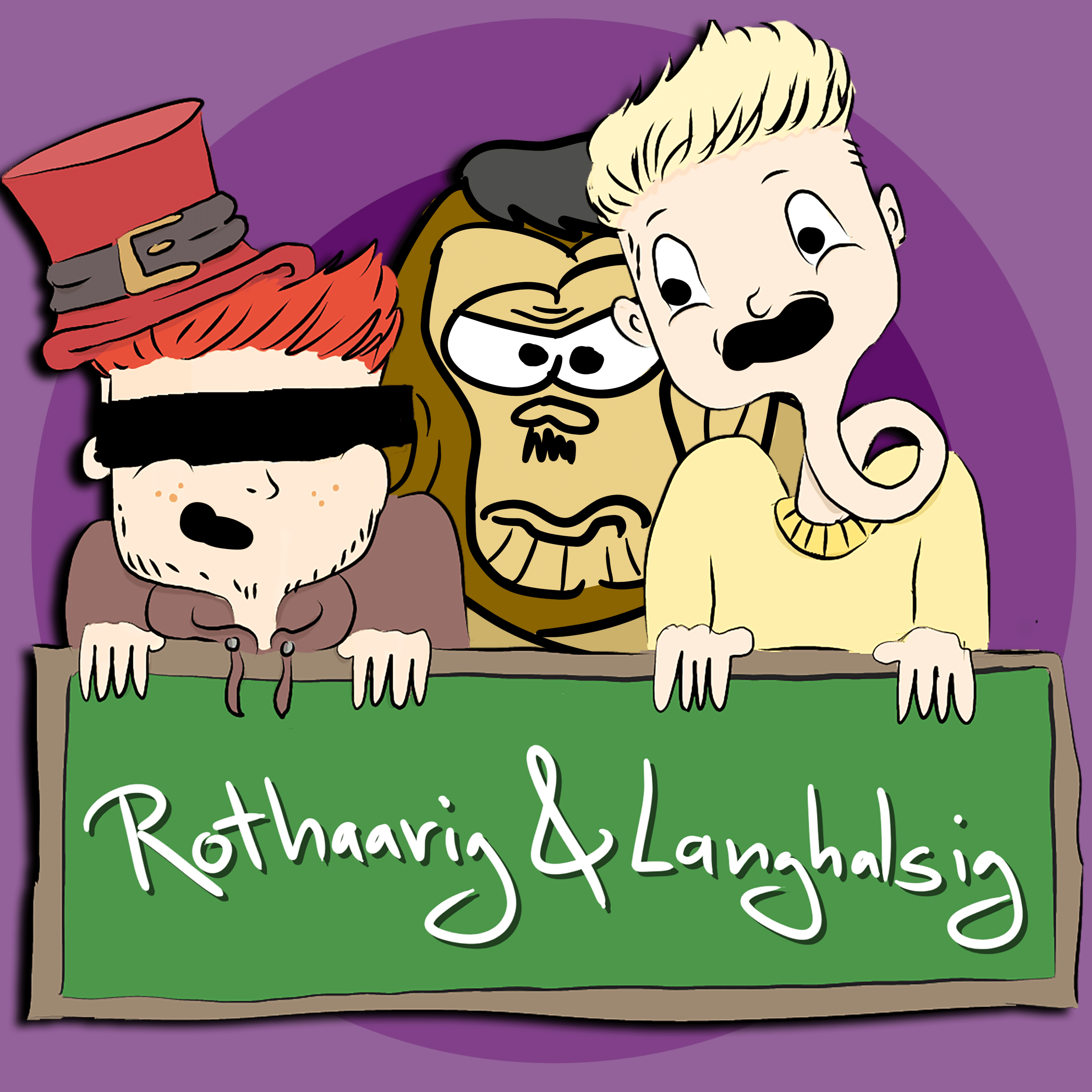 Rothaarig und Langhalsig