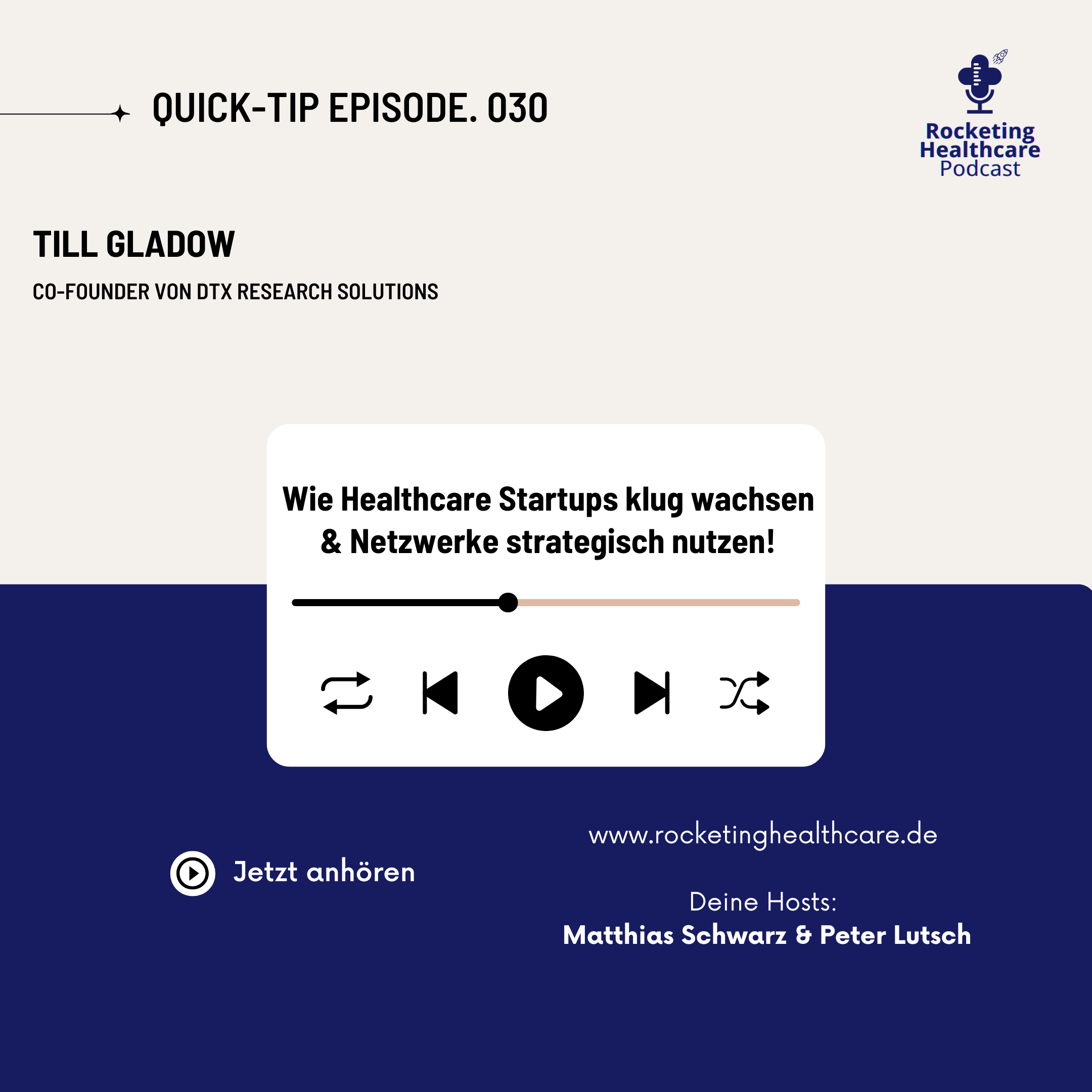 Rocketing Healthcare: Startups & Innovationen im Gesundheitswesen