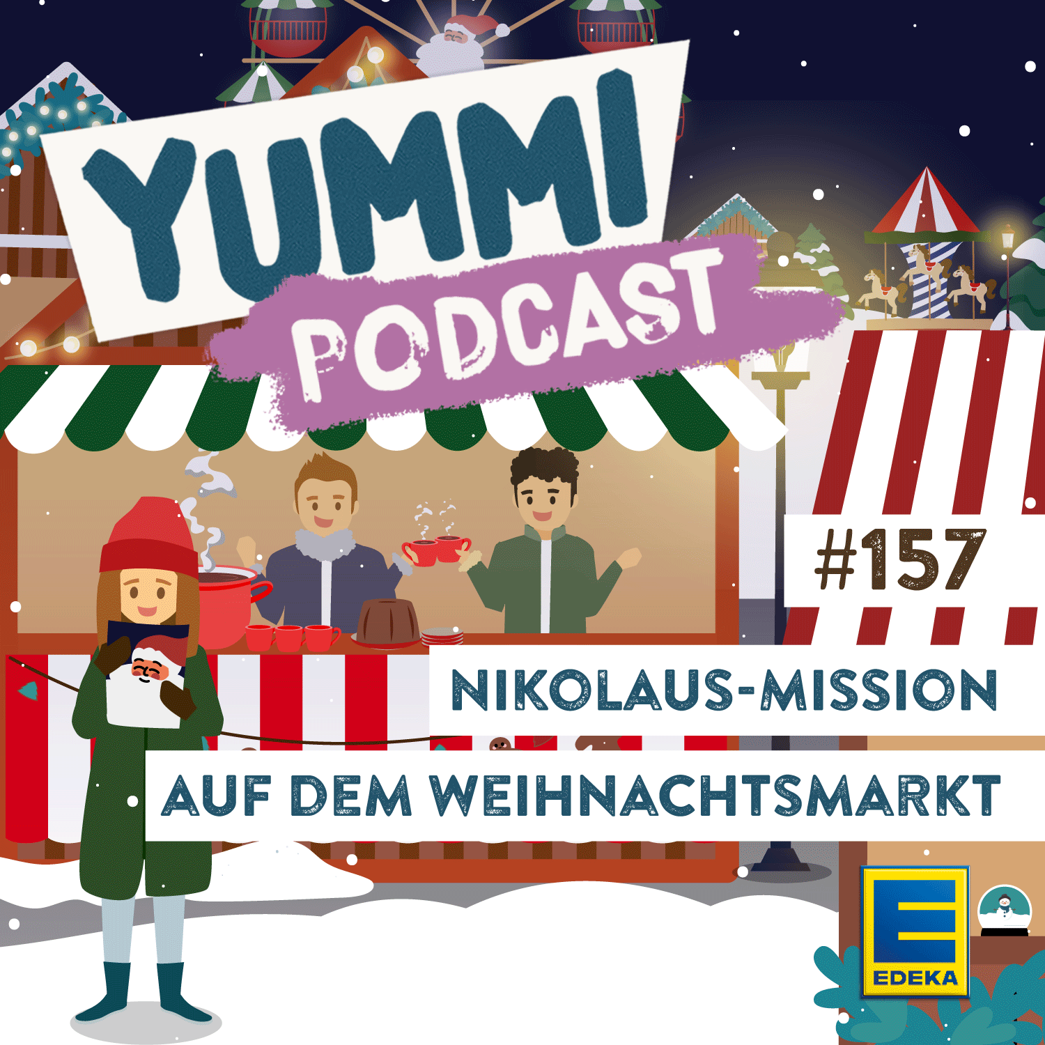 Nikolaus-Mission auf dem Weihnachtsmarkt
