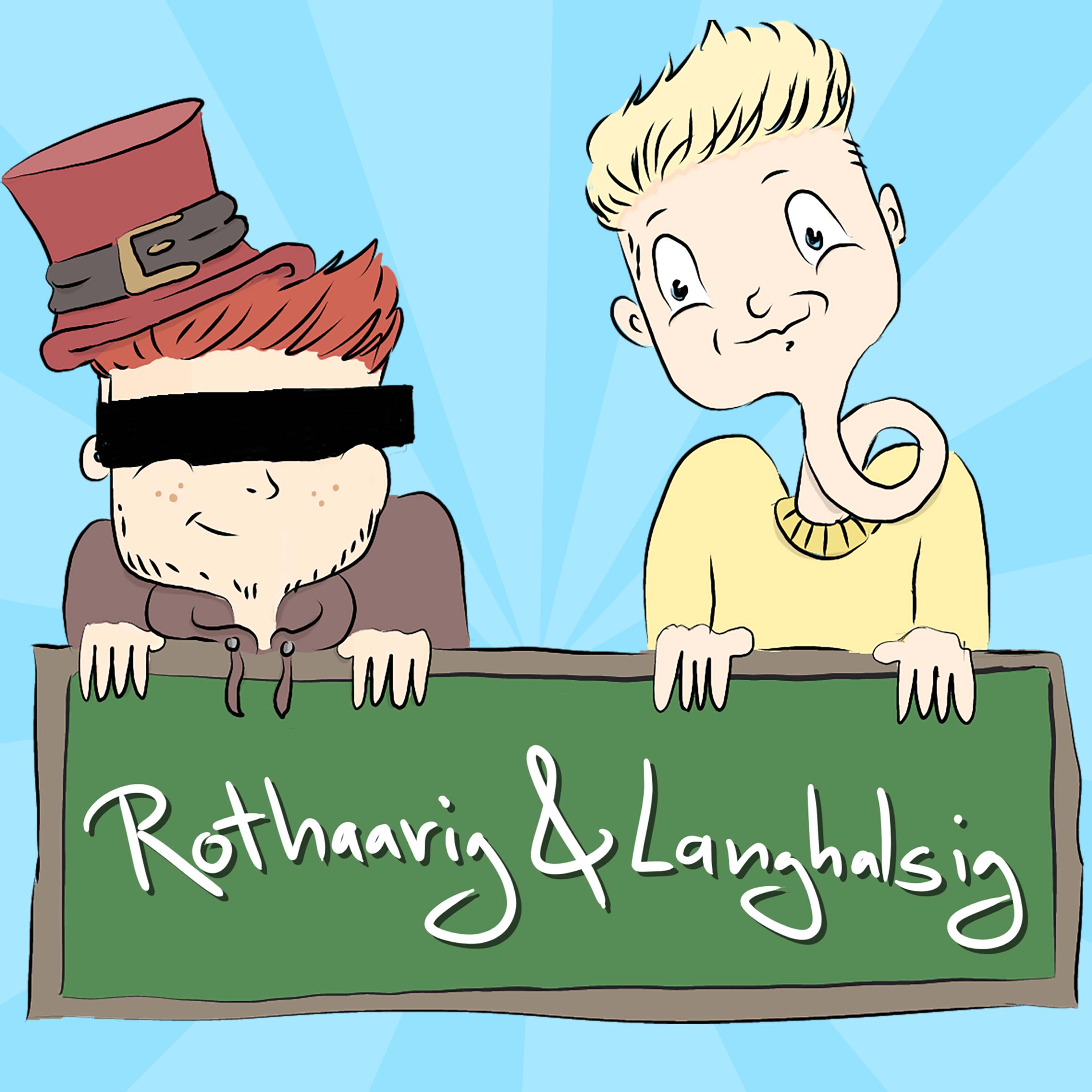 Rothaarig und Langhalsig