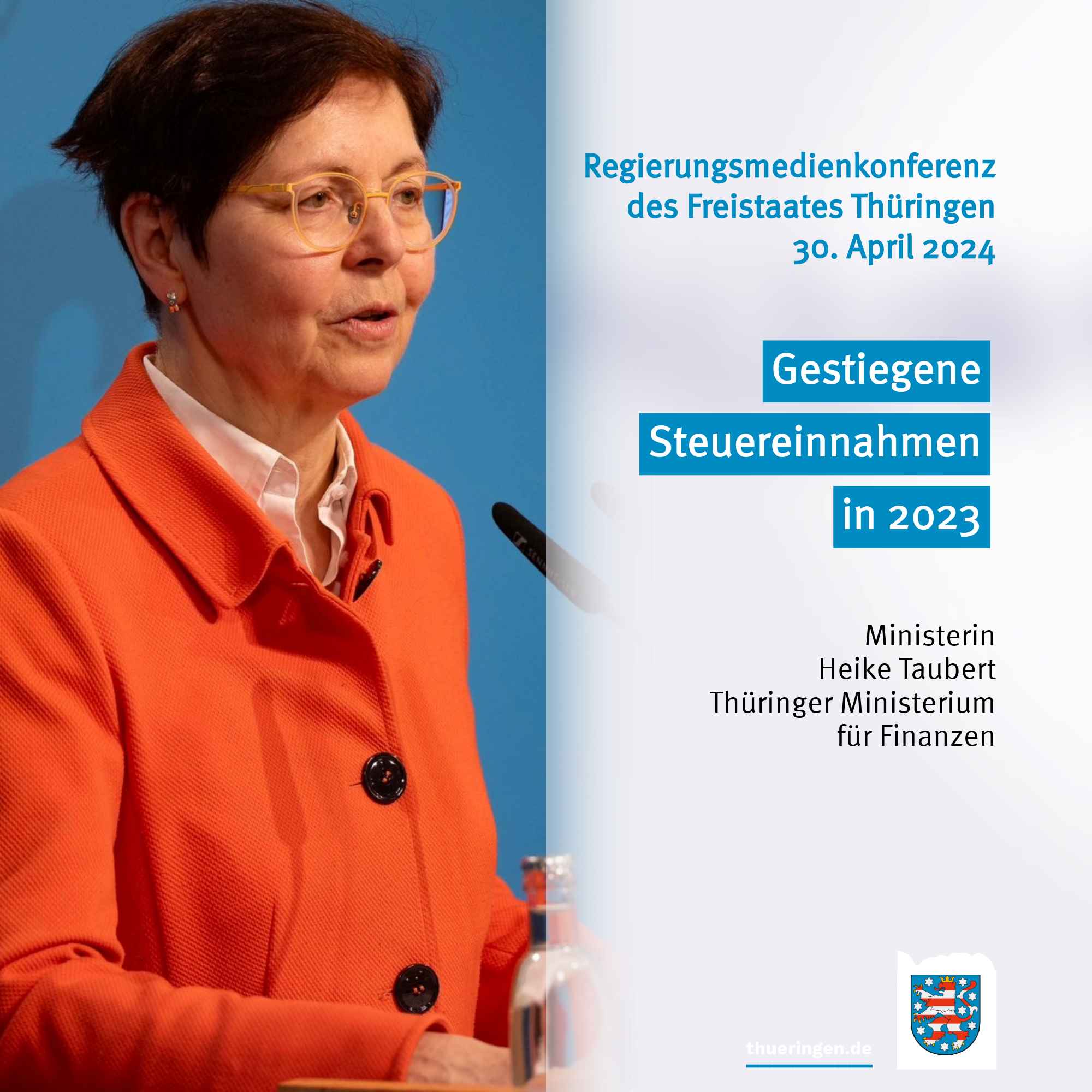 Regierungsmedienkonferenz des Freistaats Thüringen