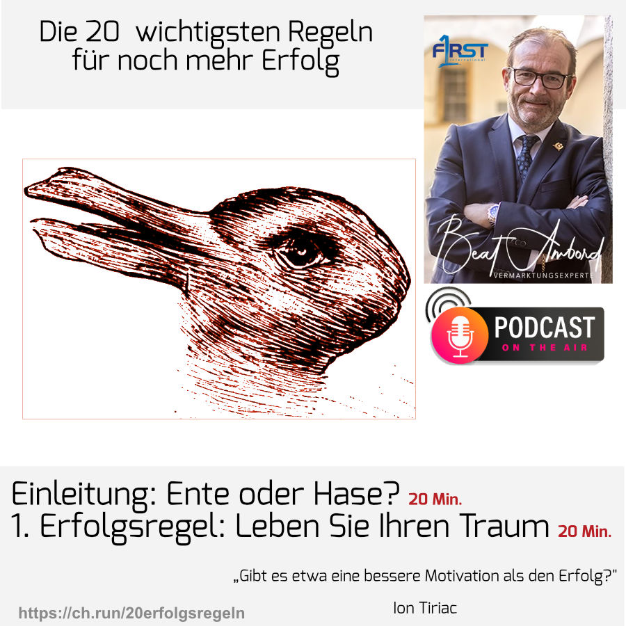 Podcast „Die Unternehmensformel“ von Beat Ambord - F1RST GmbH