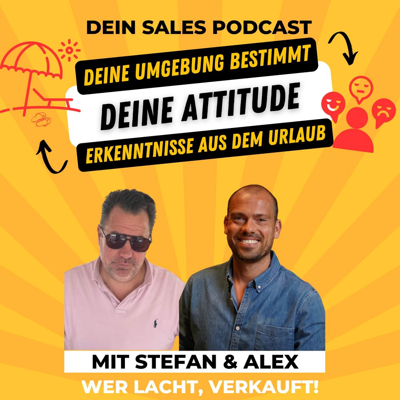 Wer lacht verkauft! Dein Sales Podcast für mehr Spaß im Verkauf.