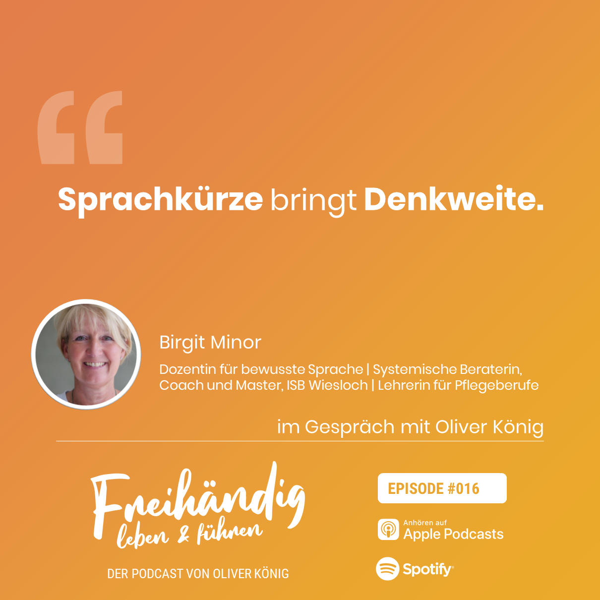 Freihändig verändern und führen