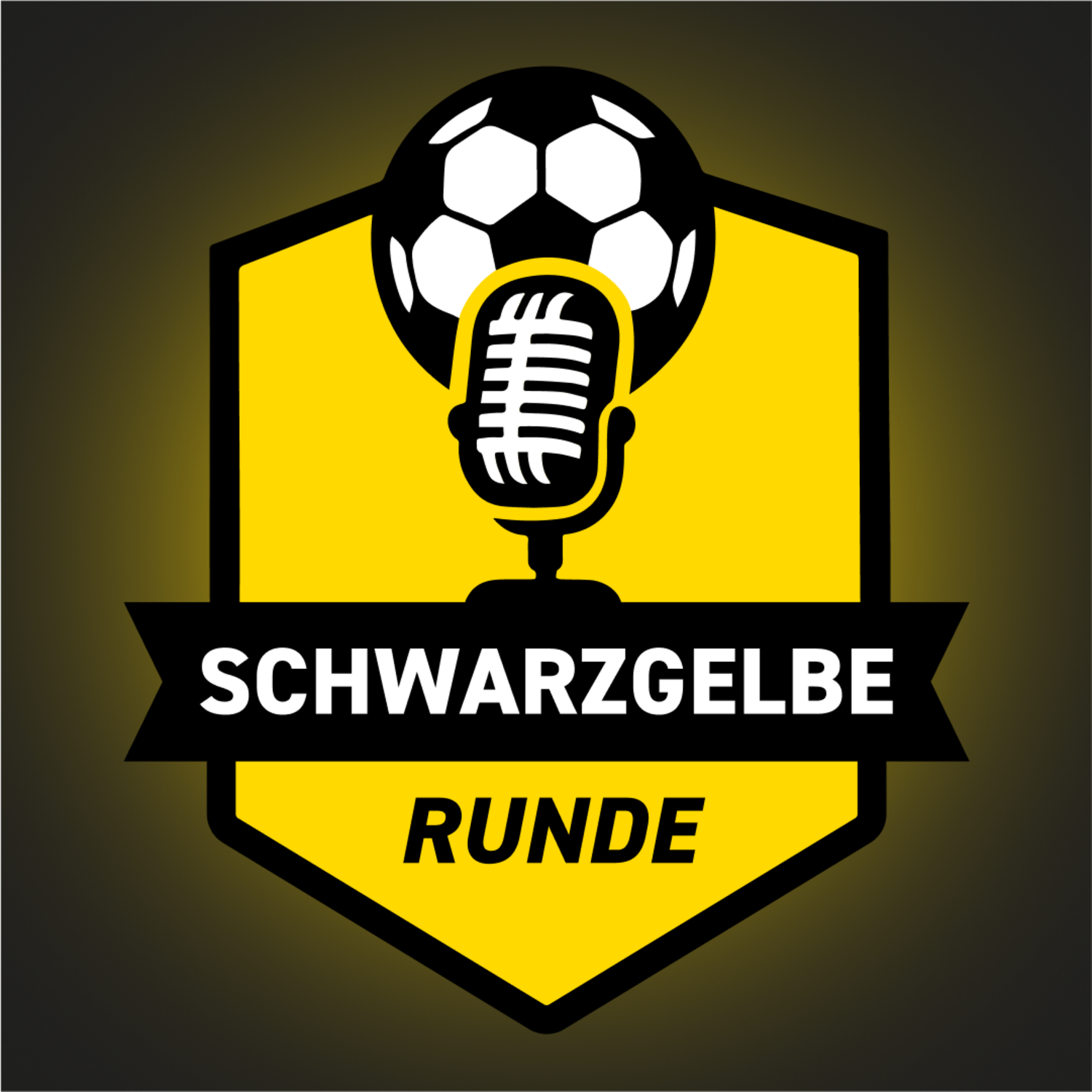 Schwarzgelbe Runde