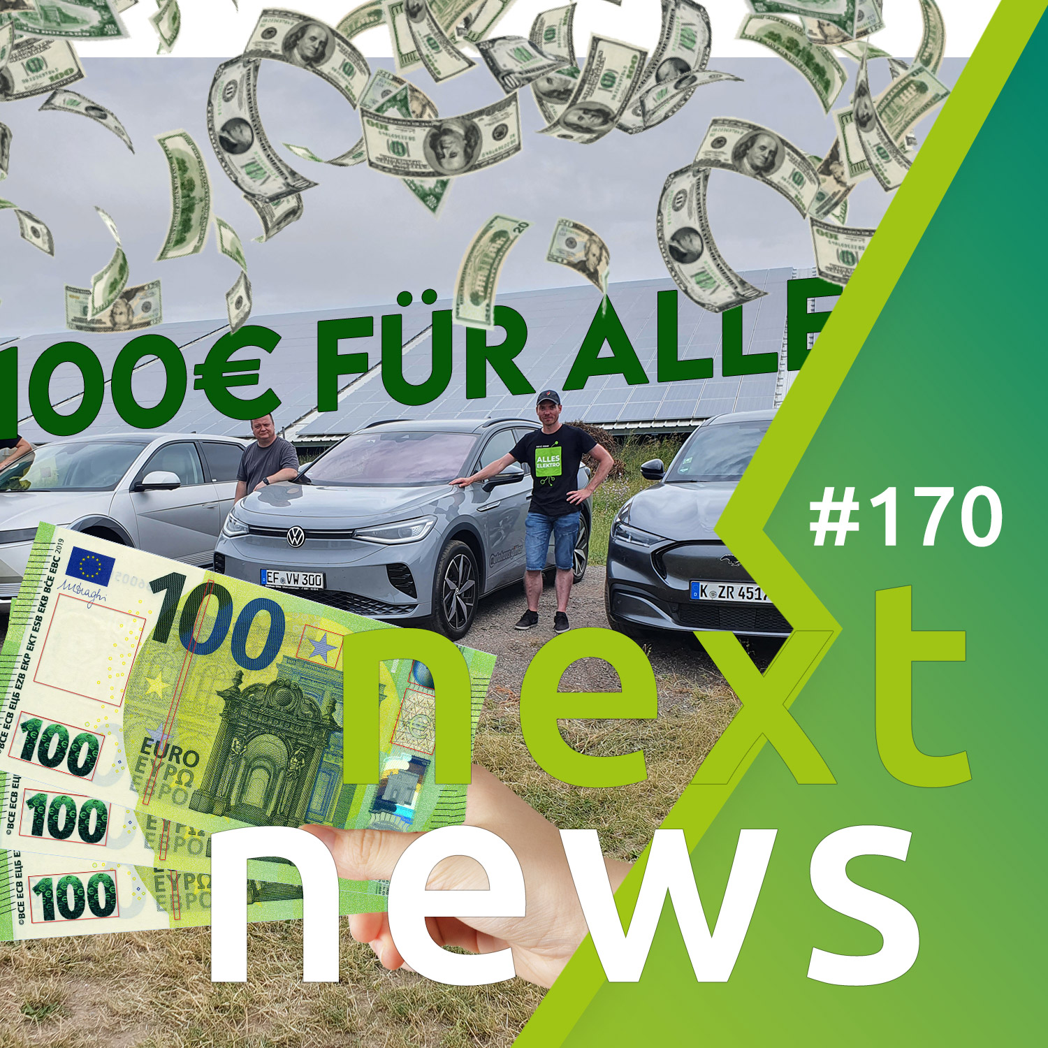 nextnews #170 - Geld für E-Autos, Tesla-Party, Model Y als Hybrid, Wahl, Kartenzahlung vs. Plug&Charge episode artwork