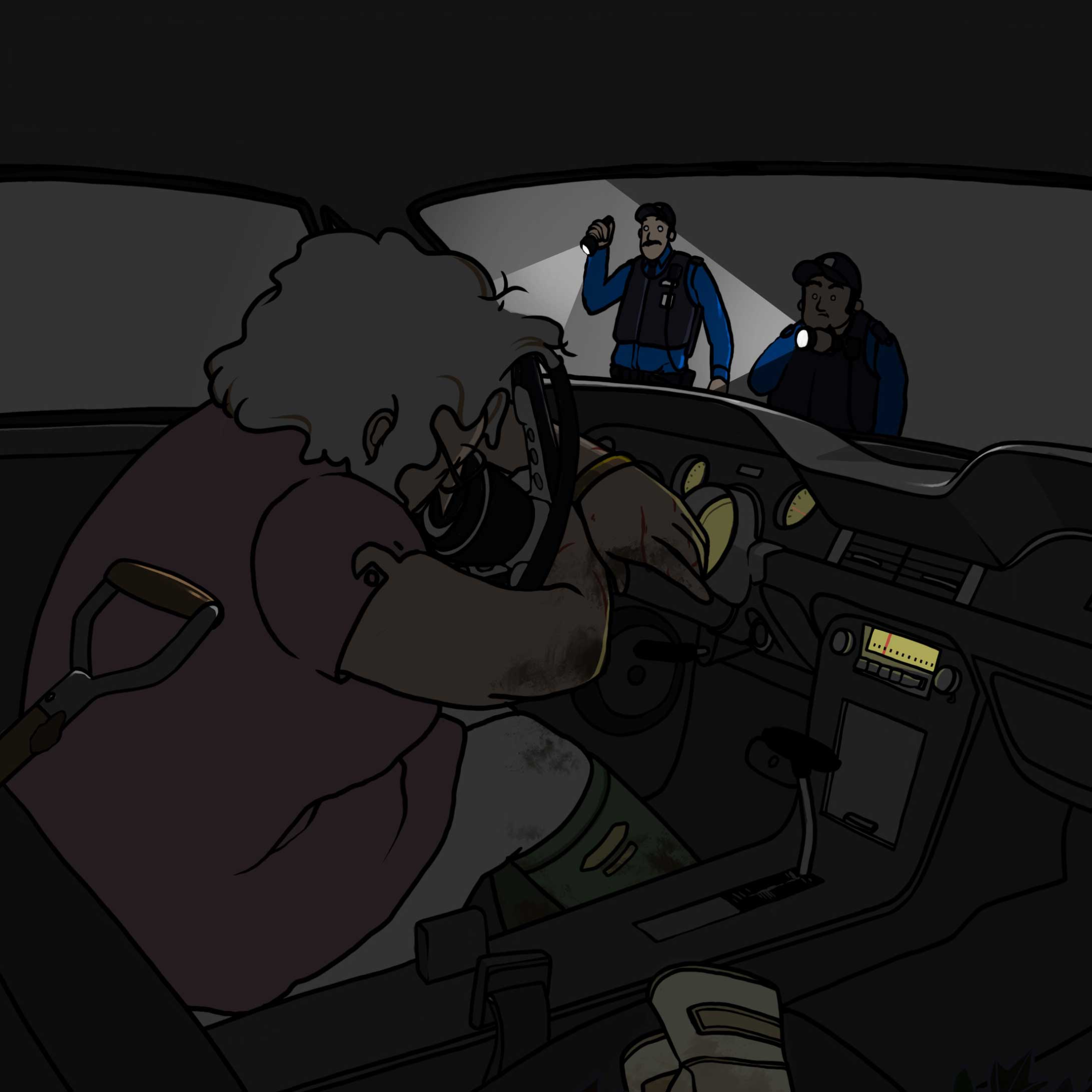 Drei Patientinnen unter einer Decke