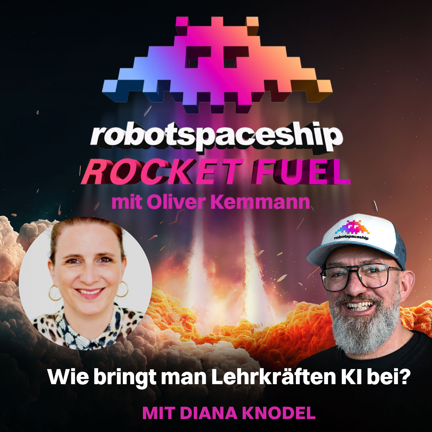 Folge 168 - Wie bringt man Lehrkräften KI bei, Diana Knodel? episode artwork