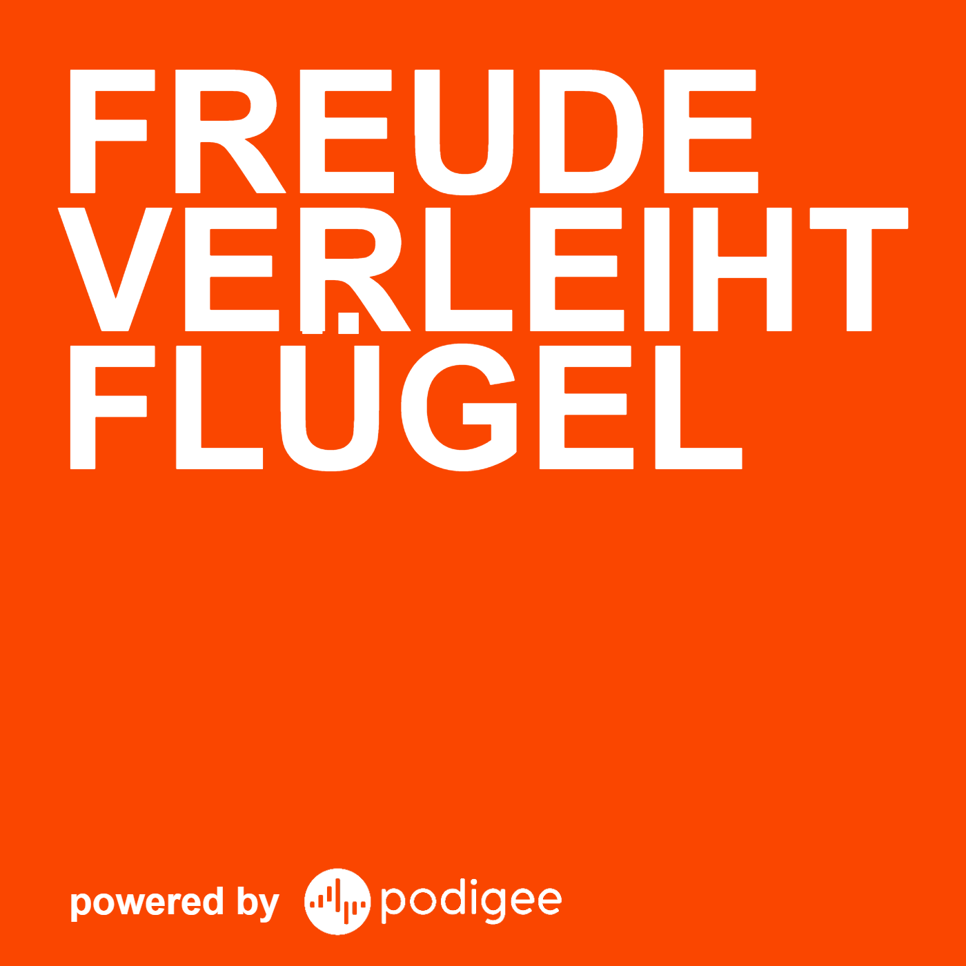 Freude verleiht Flügel