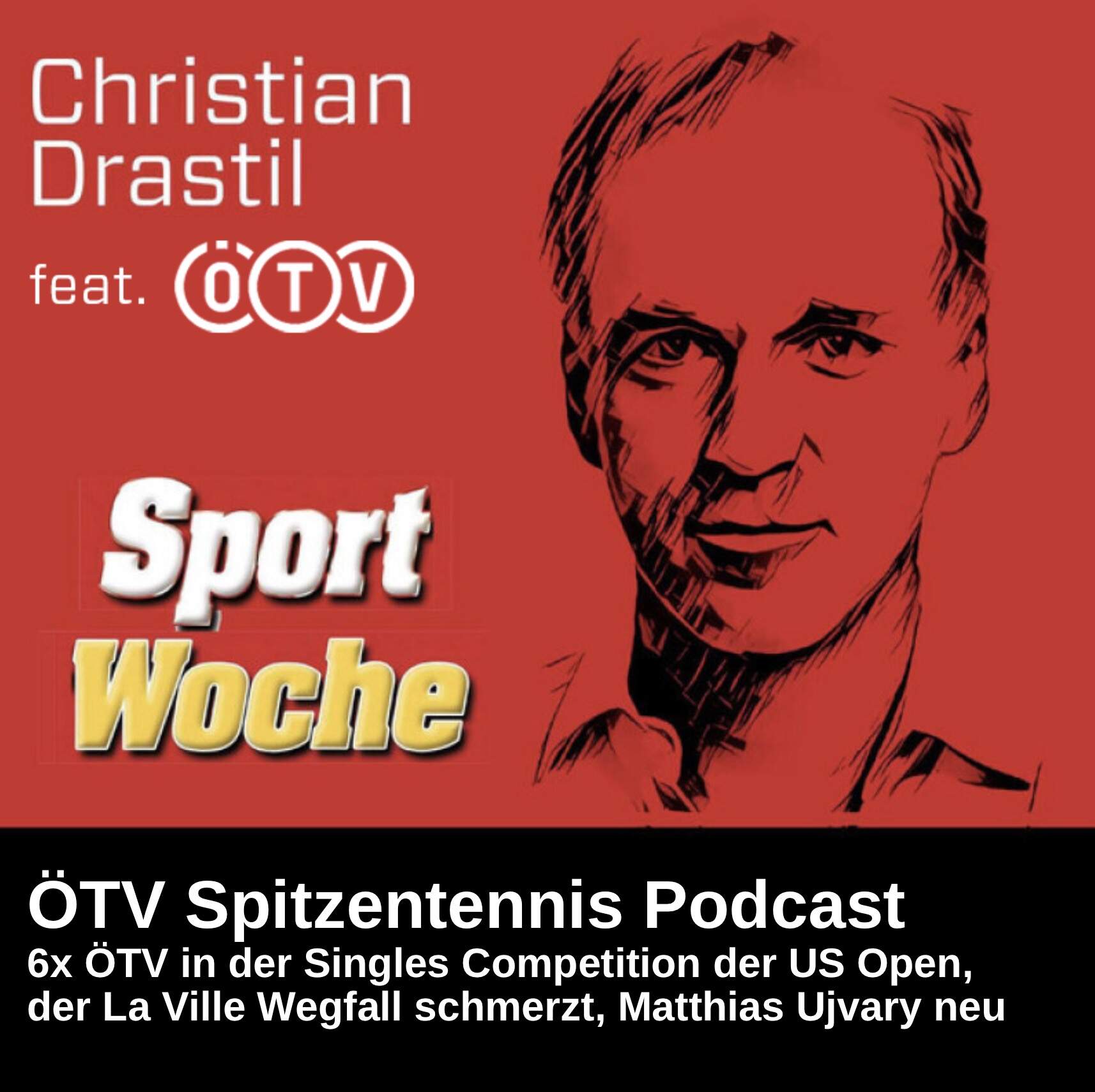 SportWoche ÖTV-Spitzentennis Podcast: 6x Österreich in der Singles Competition der US Open, La Ville Wegfall schmerzt, Matthias Ujvary neu episode artwork