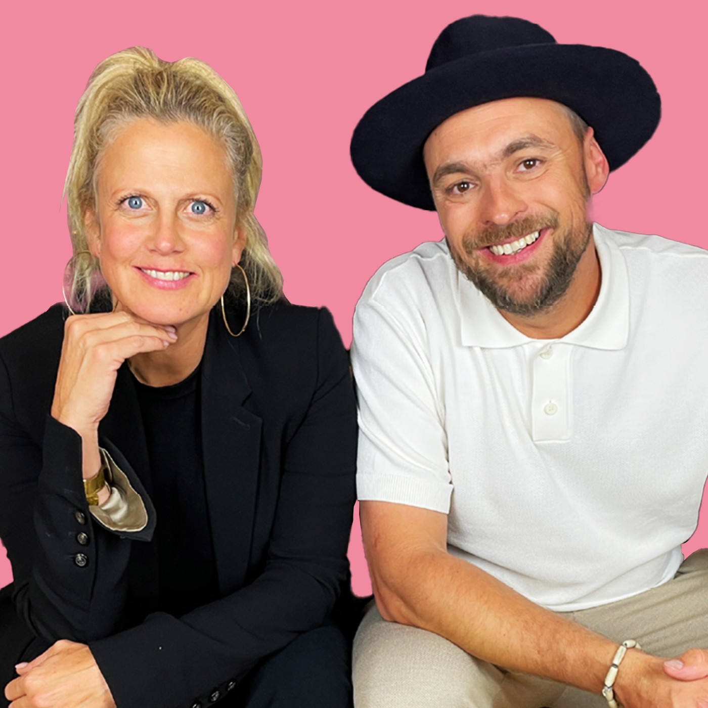 Mit den Waffeln einer Frau