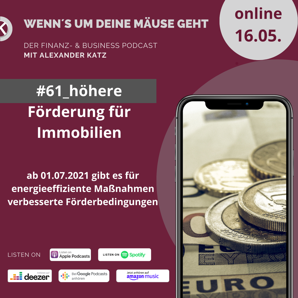 Wenn’s um Deine Mäuse geht - Der Finanzpodcast mit Alexander Katz