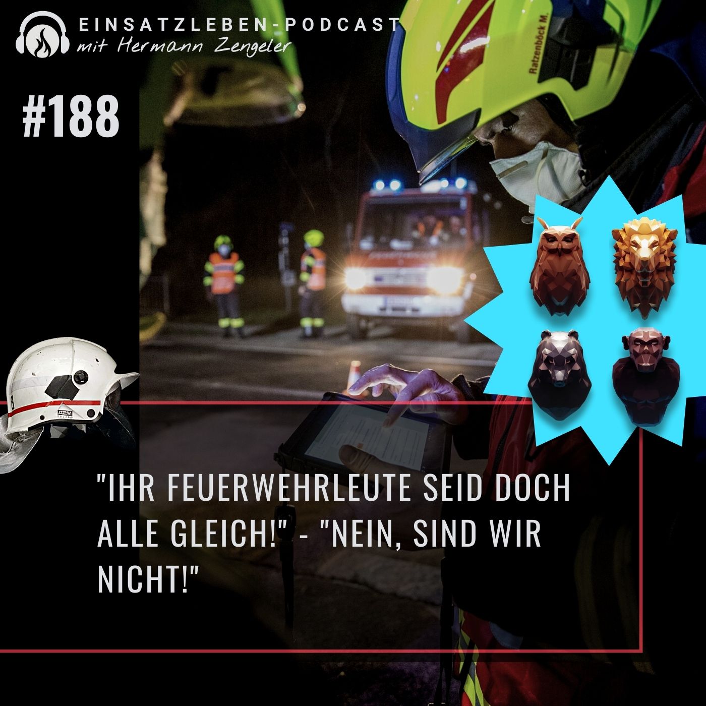 "Ihr Feuerwehrleute seid doch alle gleich!" episode artwork
