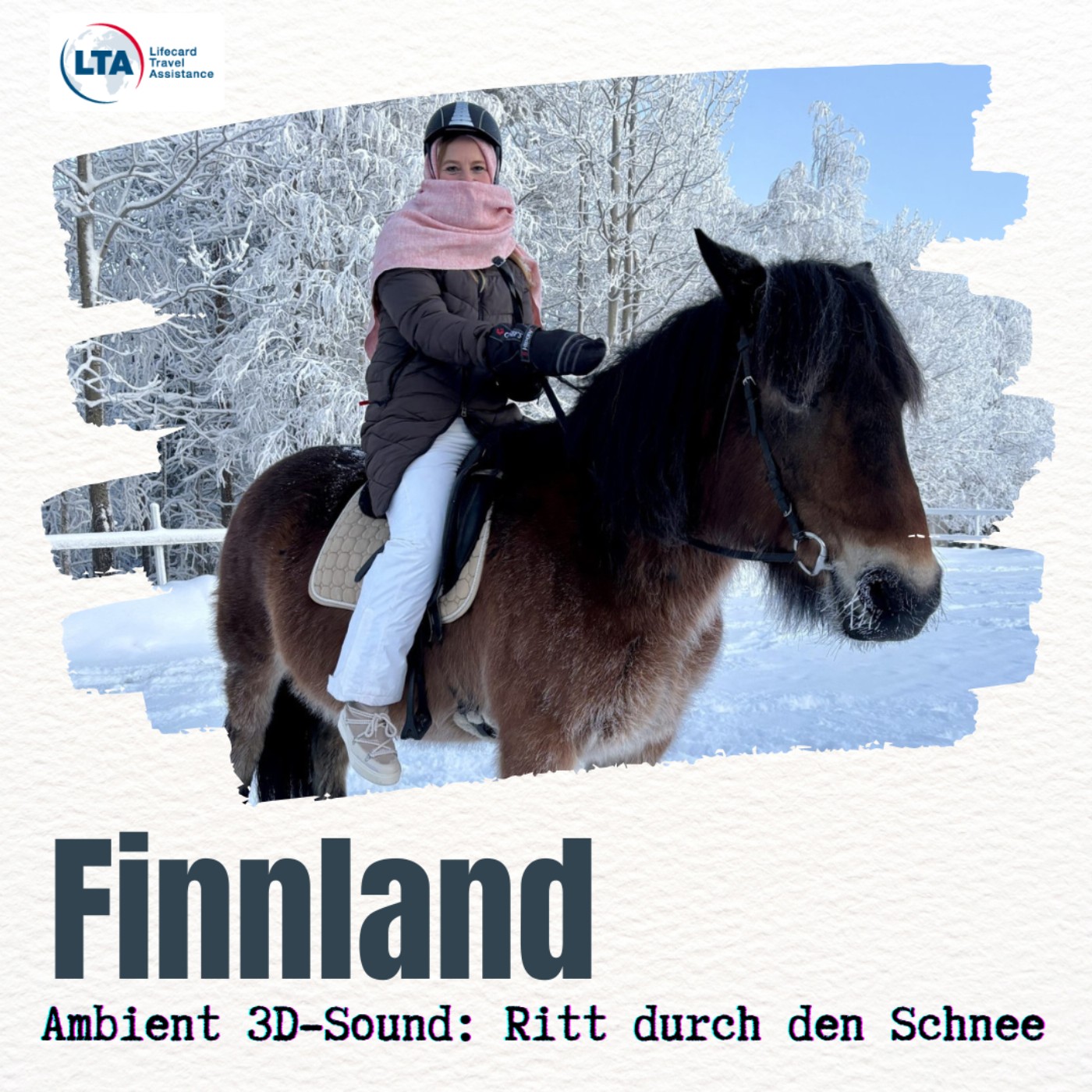 ASMR Ritt auf einem Pferd durch Lappland: Ambient 3D-Sound zum Einschlafen