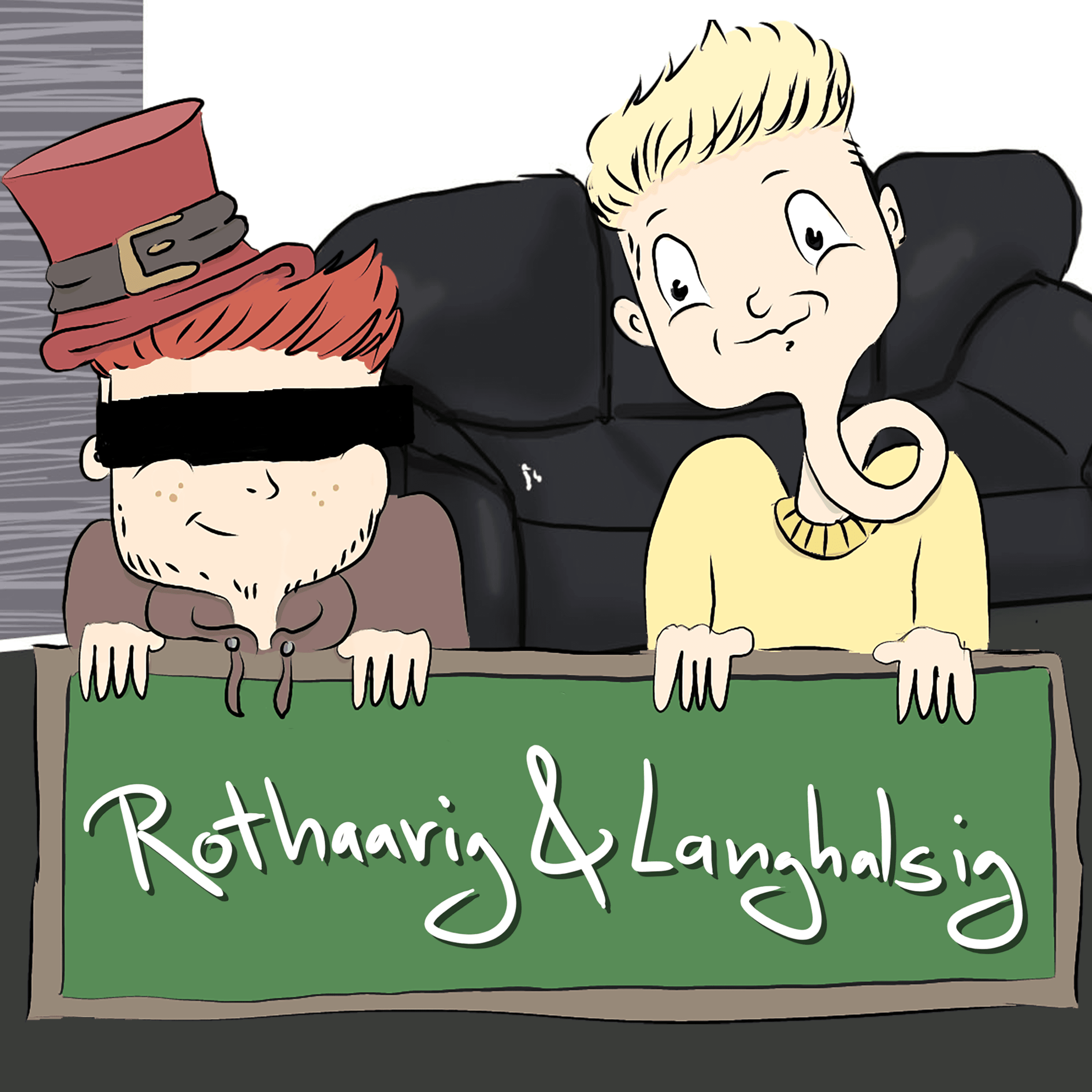 Rothaarig und Langhalsig