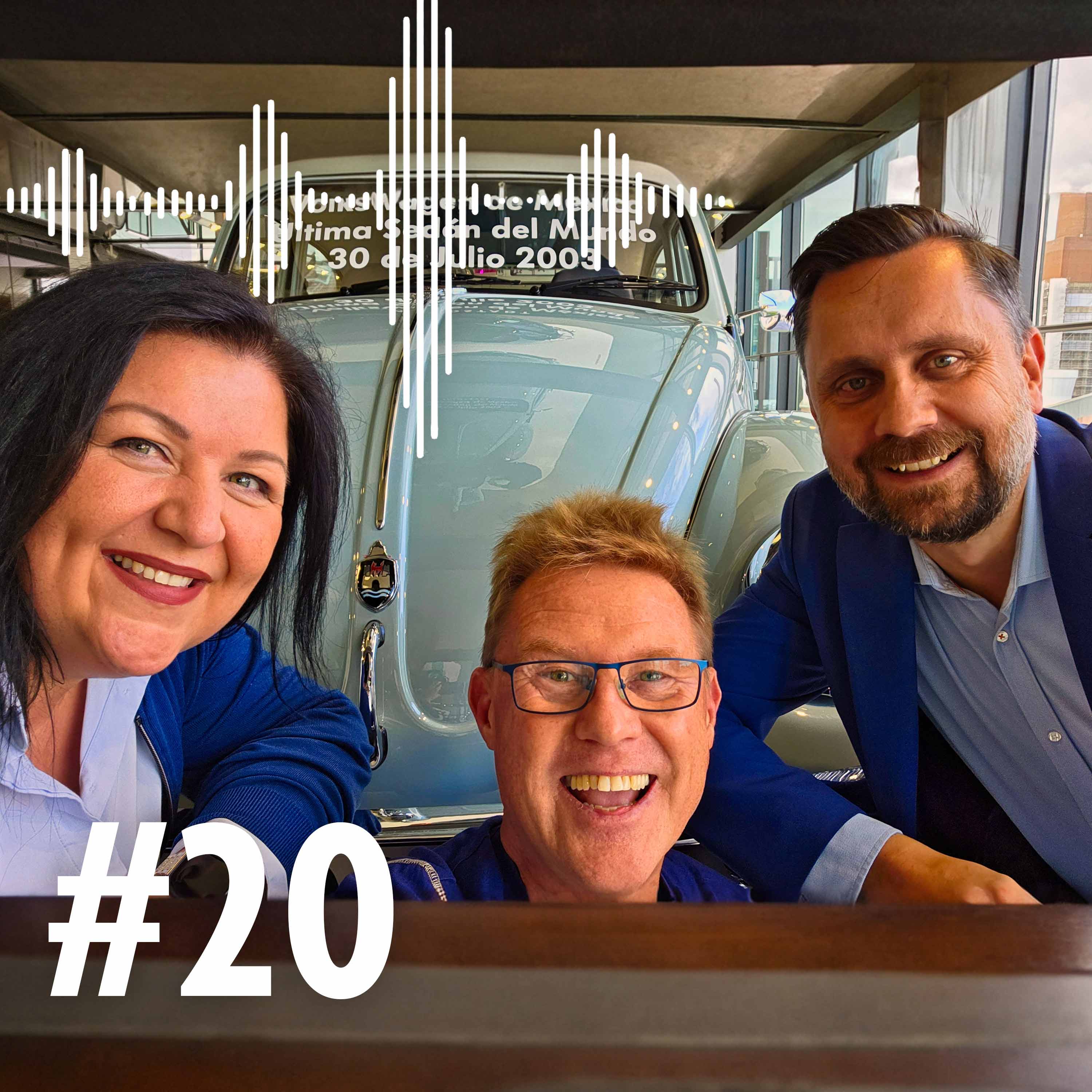 Der Rundgang startet oben