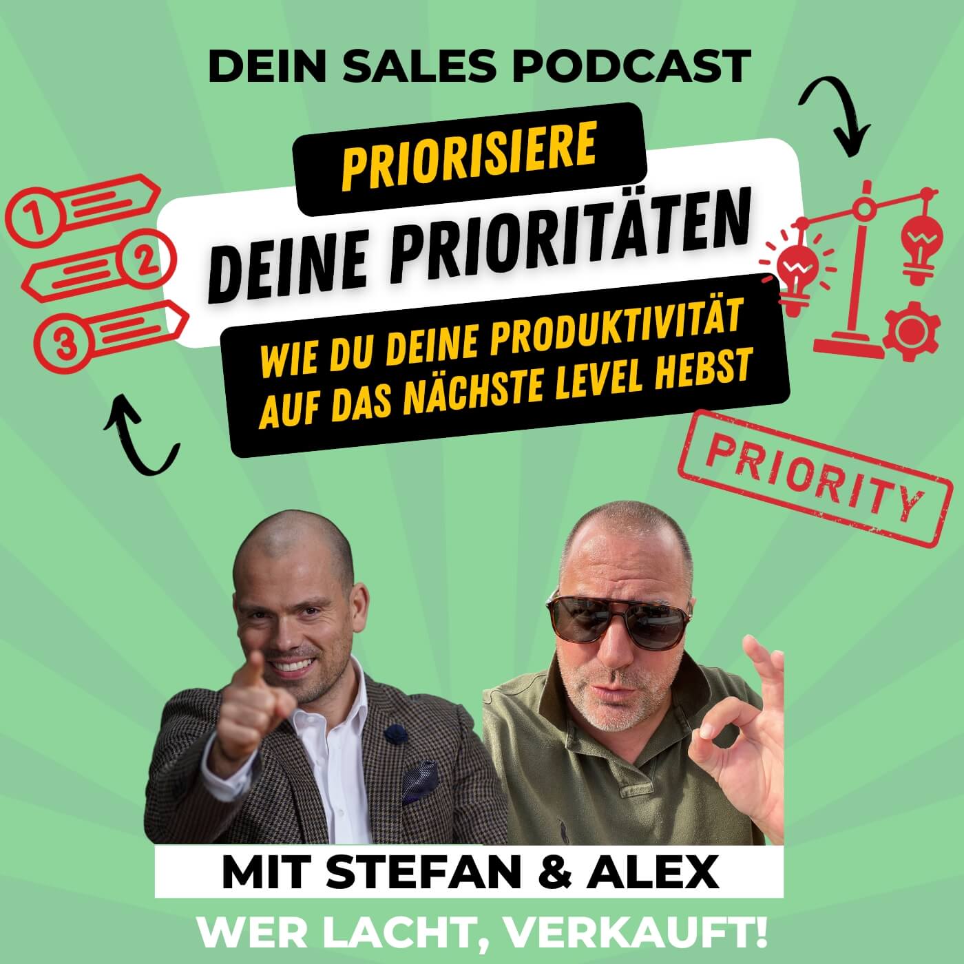 Wer lacht verkauft! Dein Sales Podcast für mehr Spaß im Verkauf.