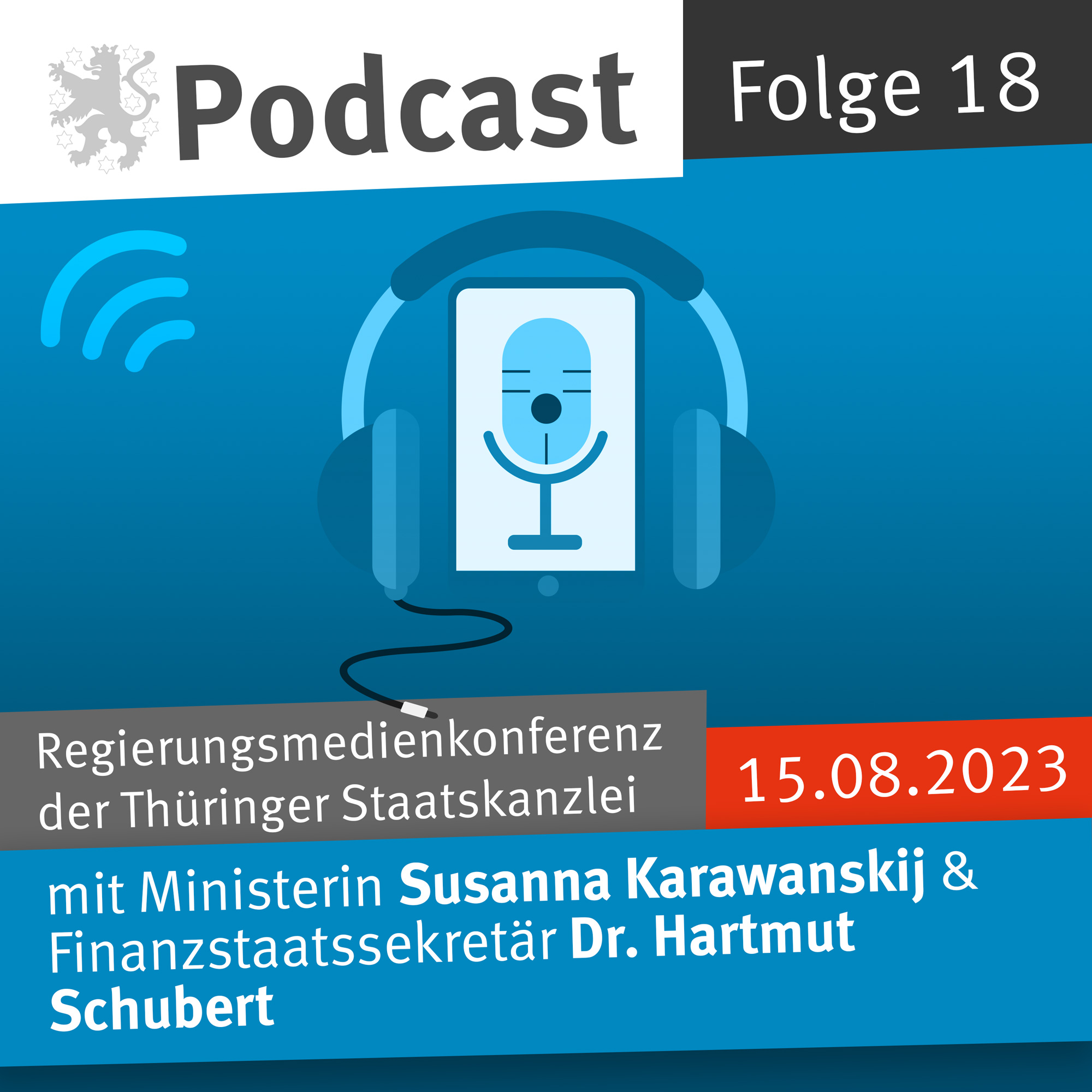 Regierungsmedienkonferenz des Freistaats Thüringen