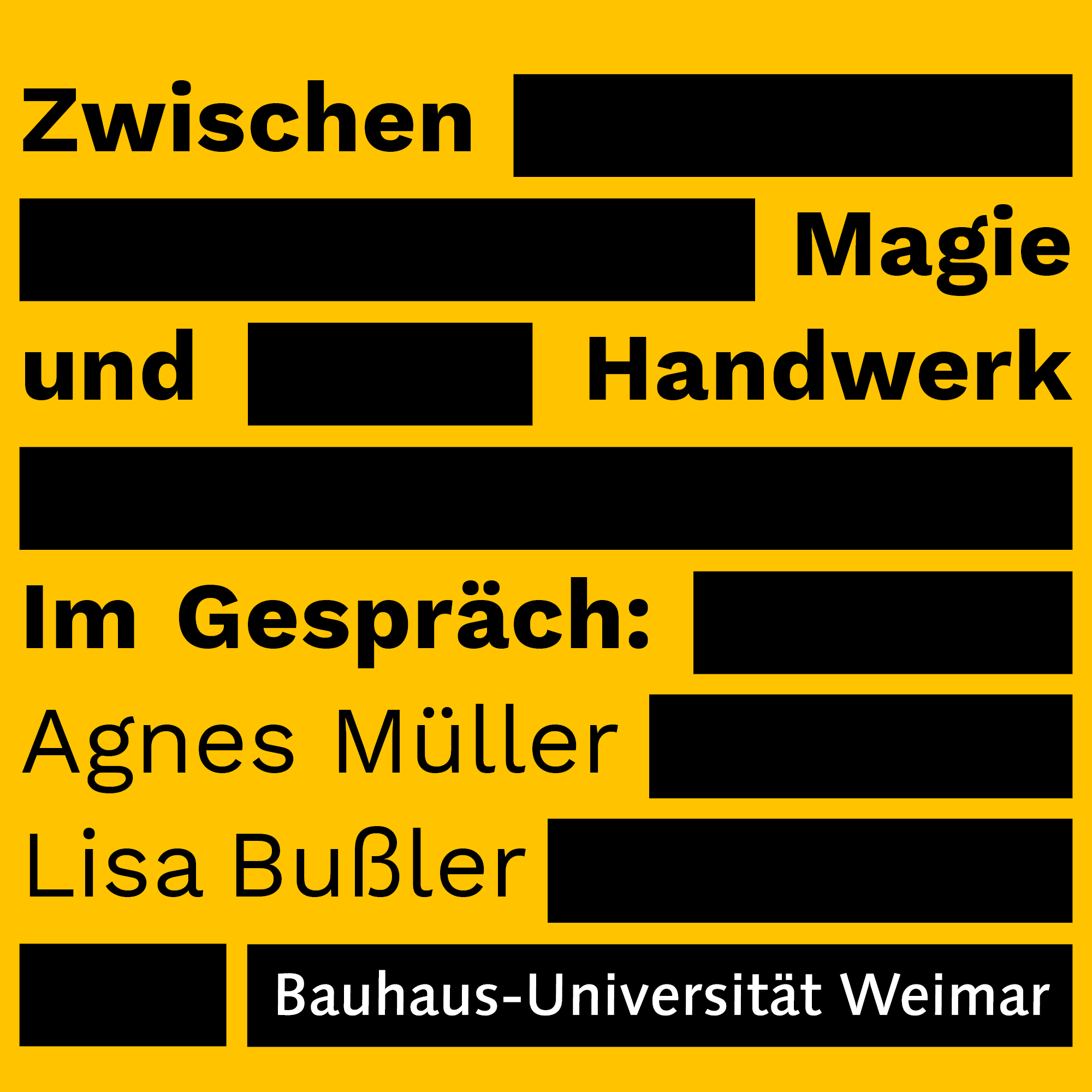 Zwischen Magie und Handwerk