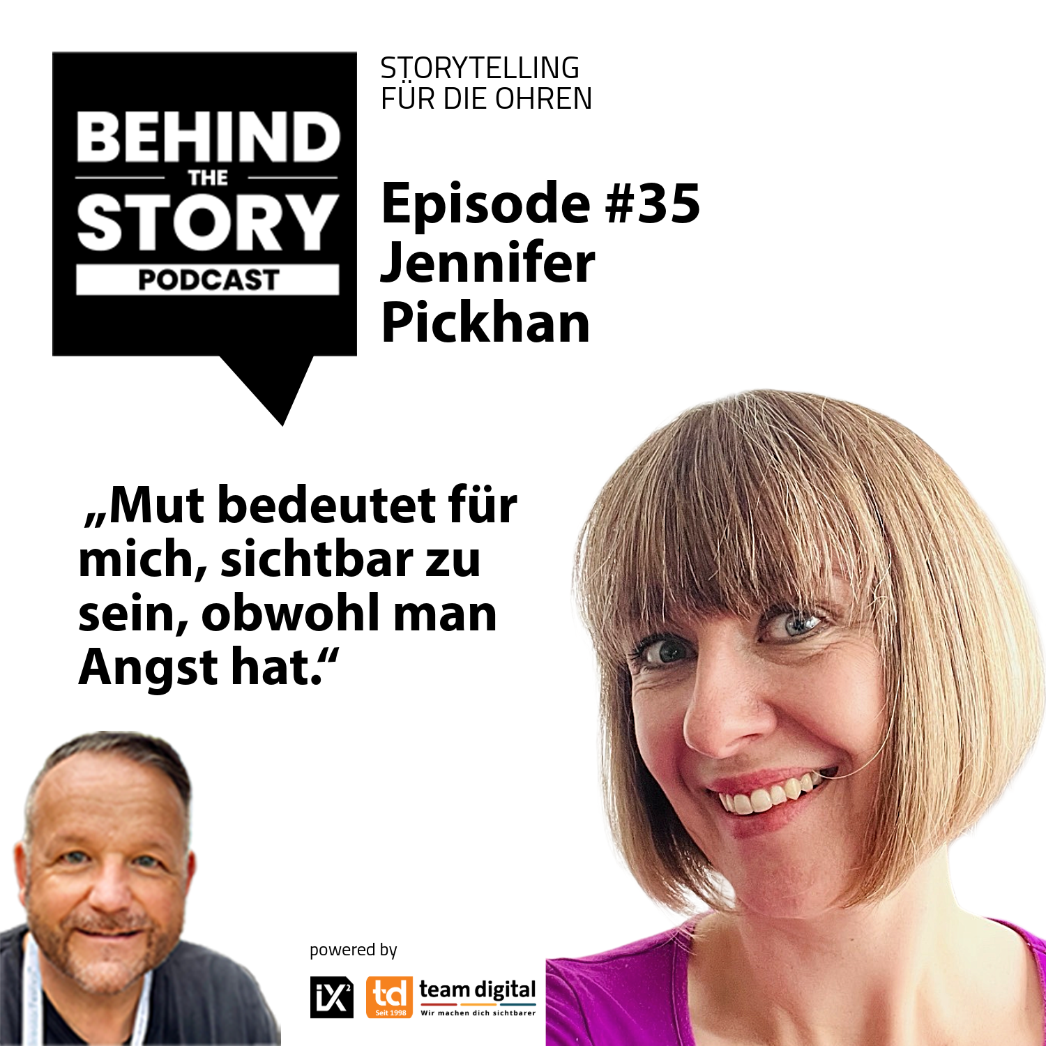 Zwischen Angst und Sichtbarkeit | Jennifer Pickhan | BTS #35 episode artwork