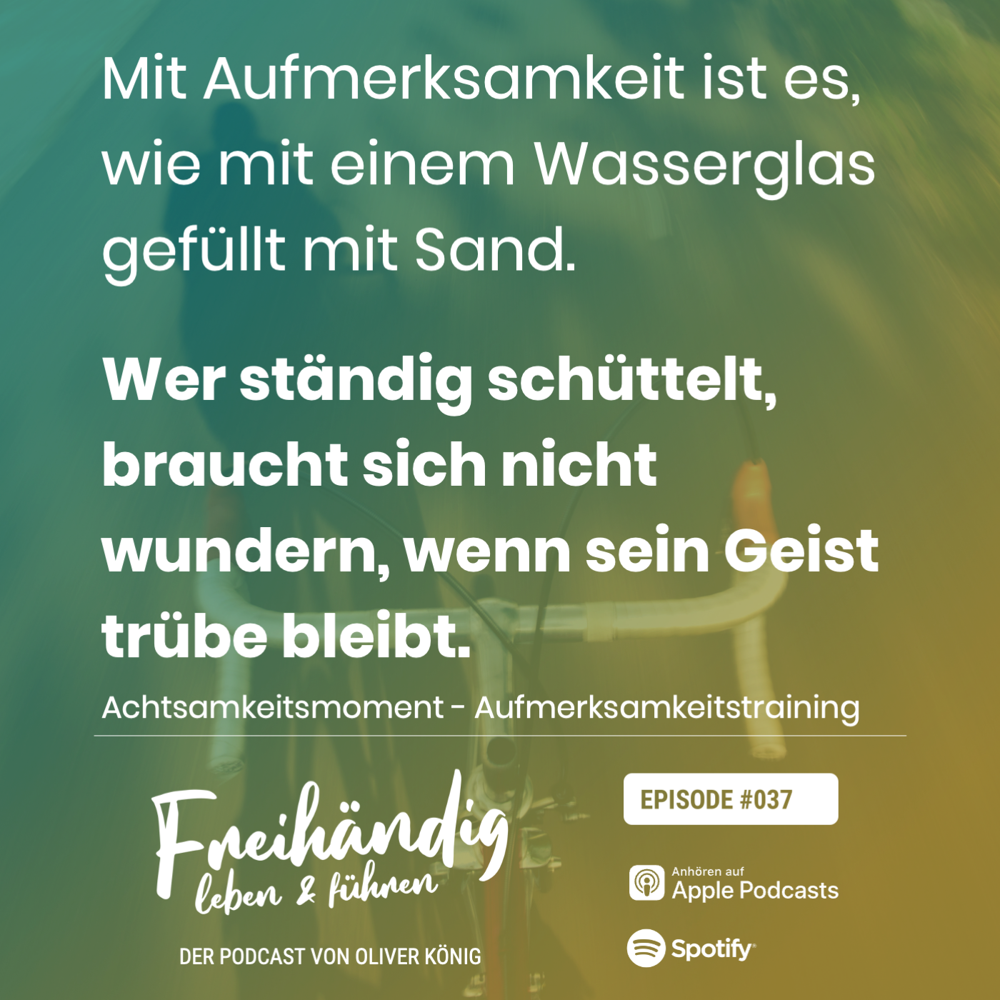 Freihändig verändern und führen