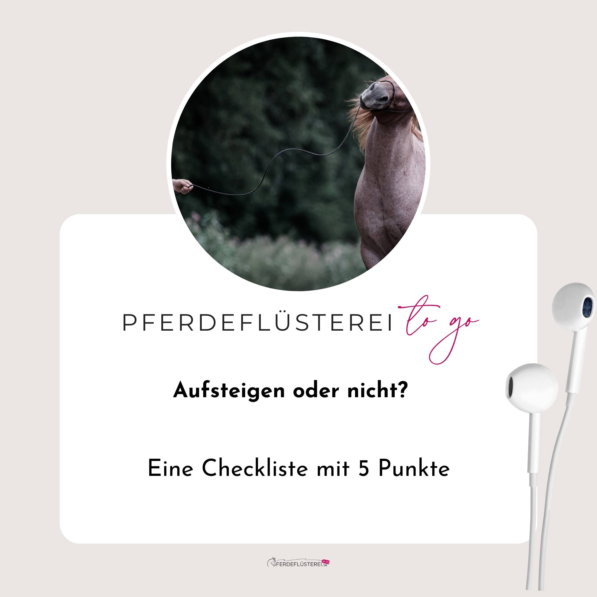 Aufsteigen oder nicht?