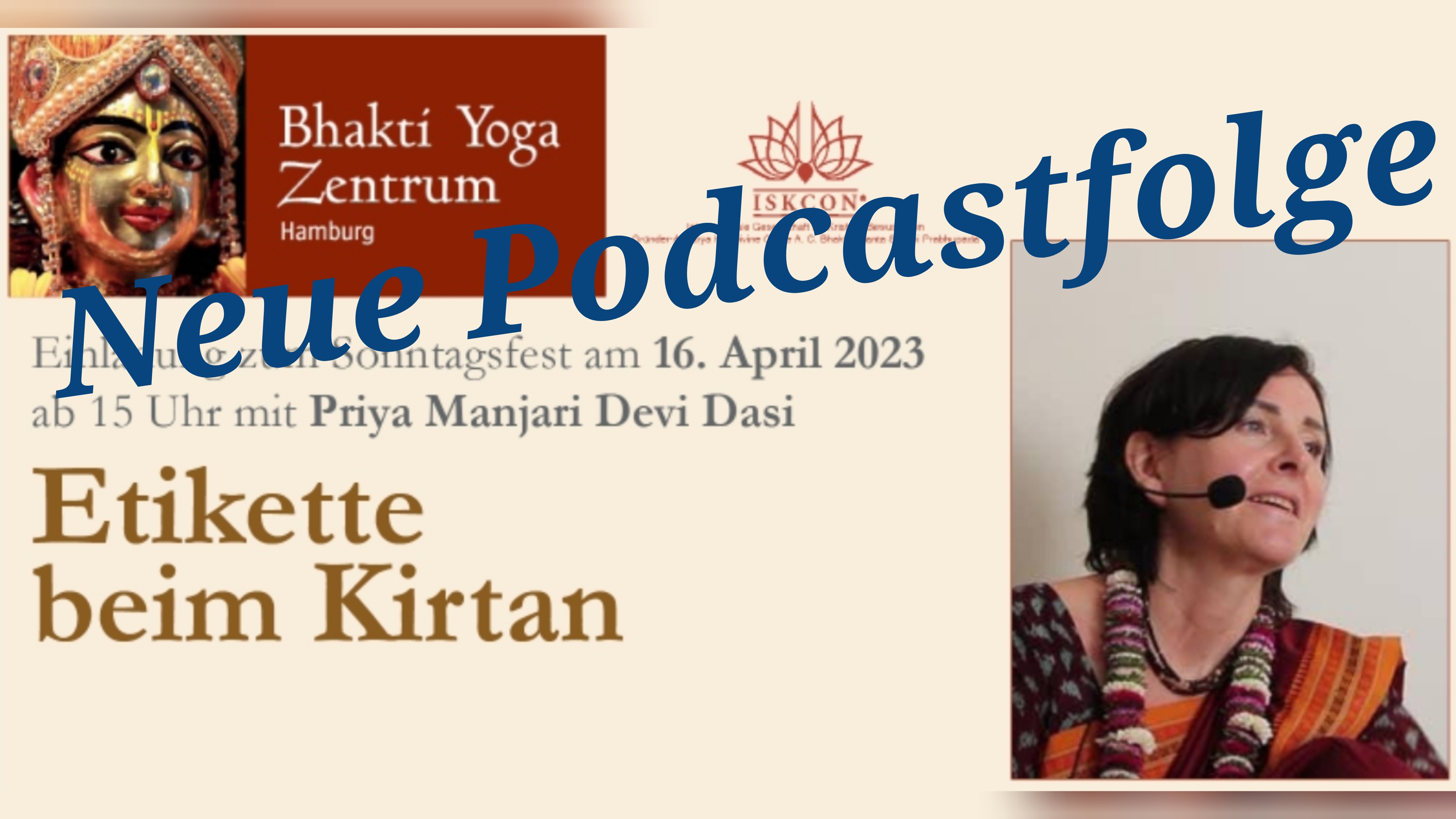Etikette beim Kirtan – Vortrag von Priya Manjari Devi Dasi episode artwork
