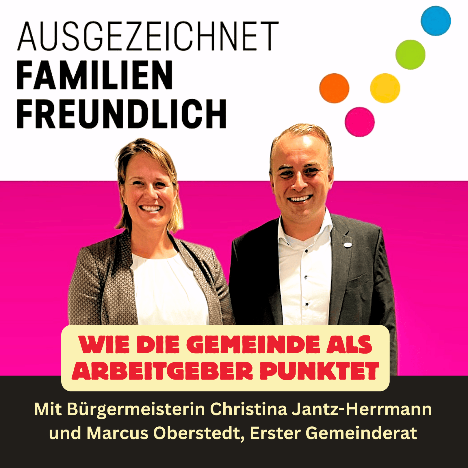 Folge 60: AUSGEZEICHNET FAMILIENFREUNDLICH - Wie die Gemeinde als Arbeitgeber punktet episode artwork