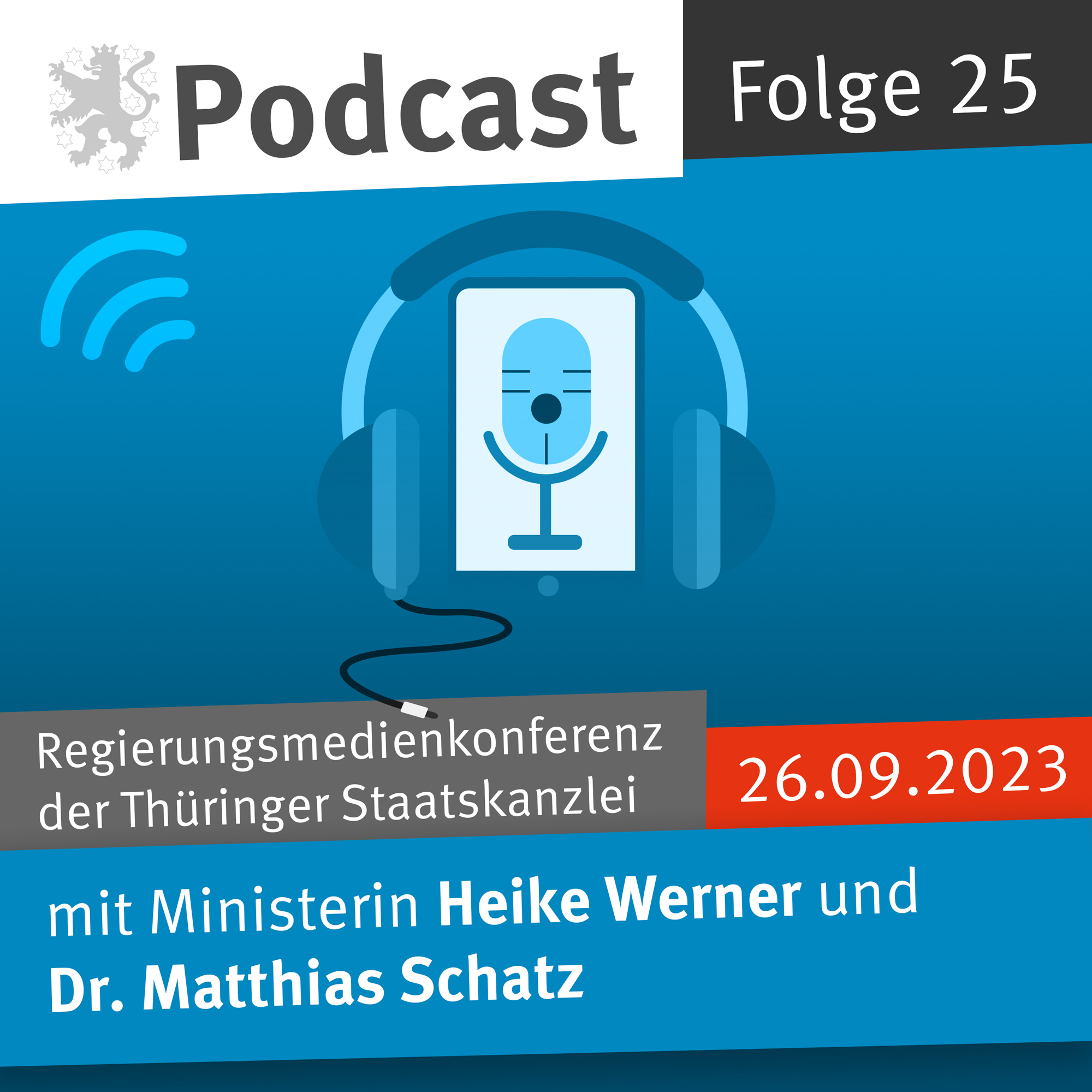 Regierungsmedienkonferenz des Freistaats Thüringen