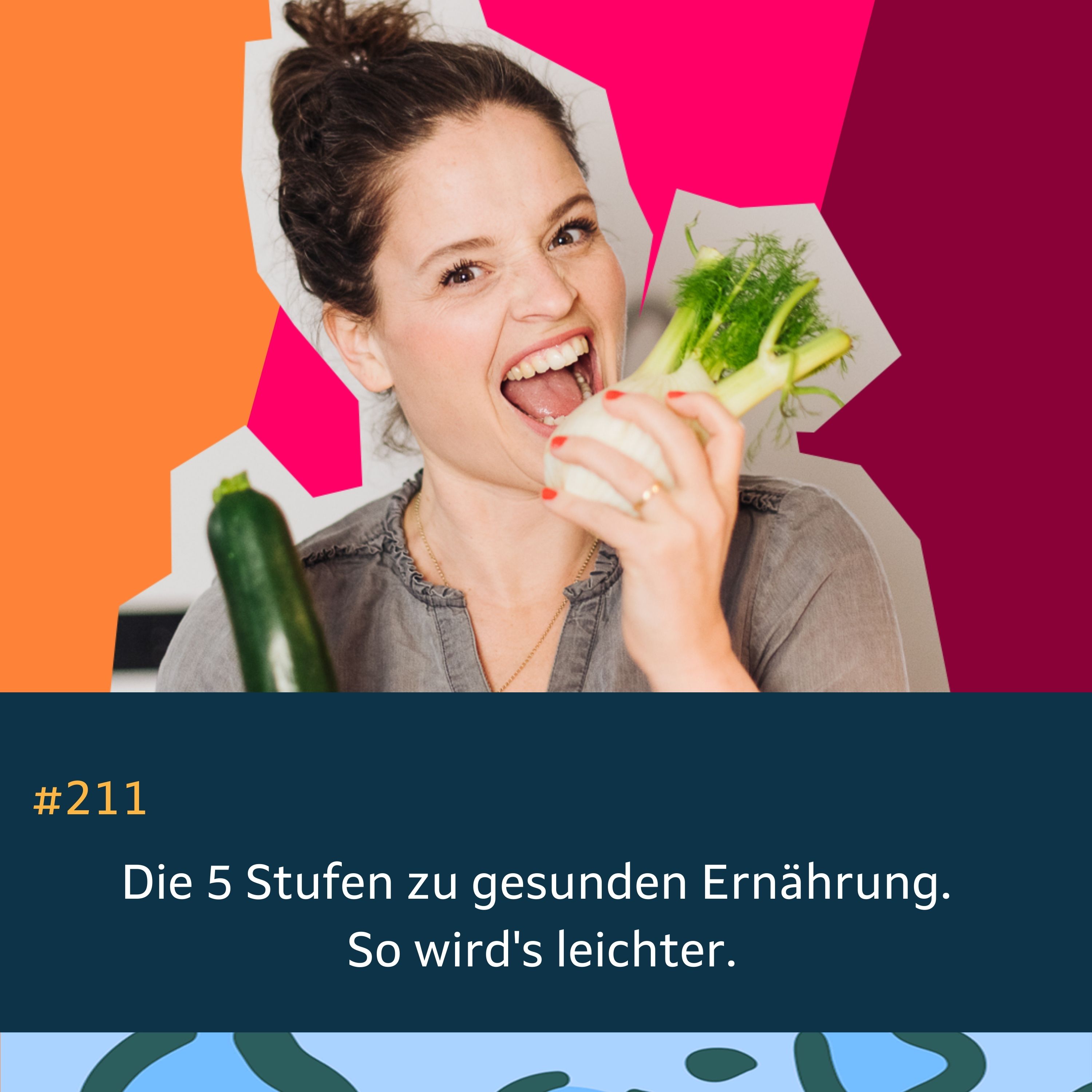 211 Die 5 Stufen zu gesunden Ernährung. So wird's leichter. episode artwork