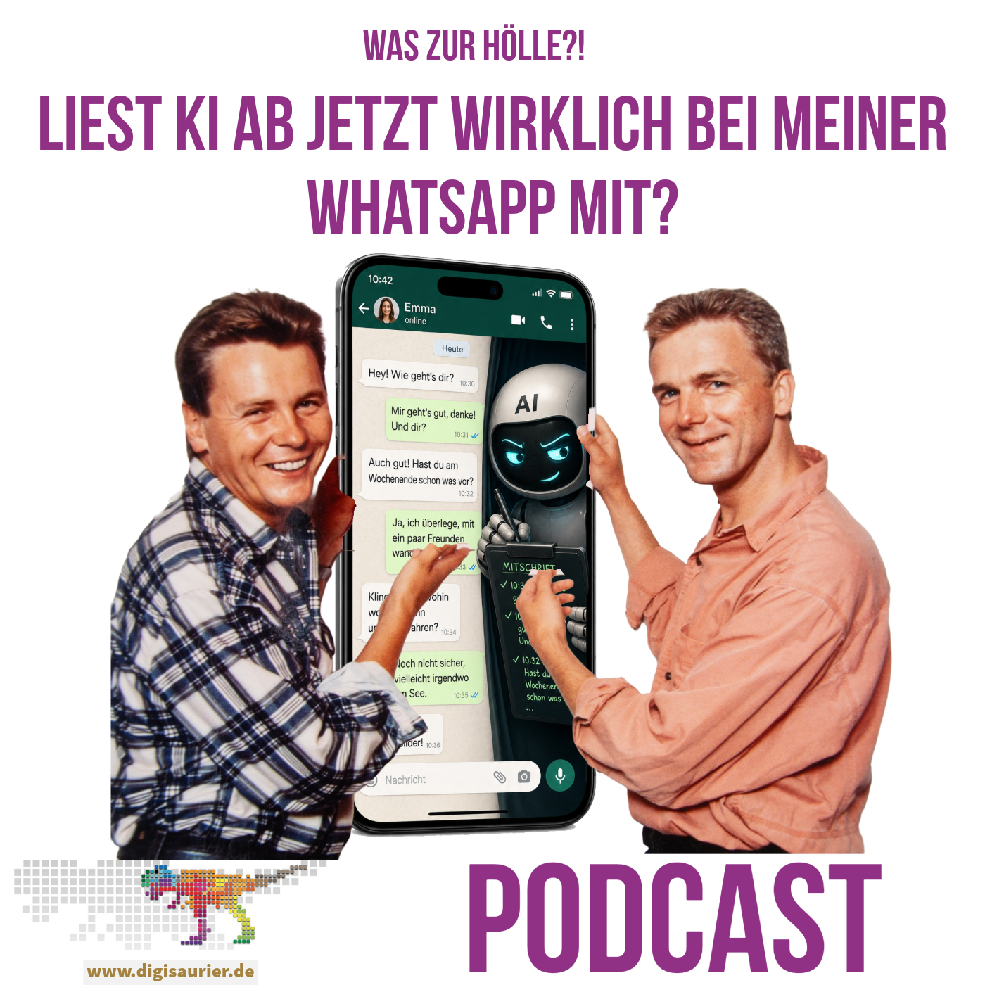 Digisaurier Wissen: Liest KI jetzt bei WhatsApp immer mit? episode artwork
