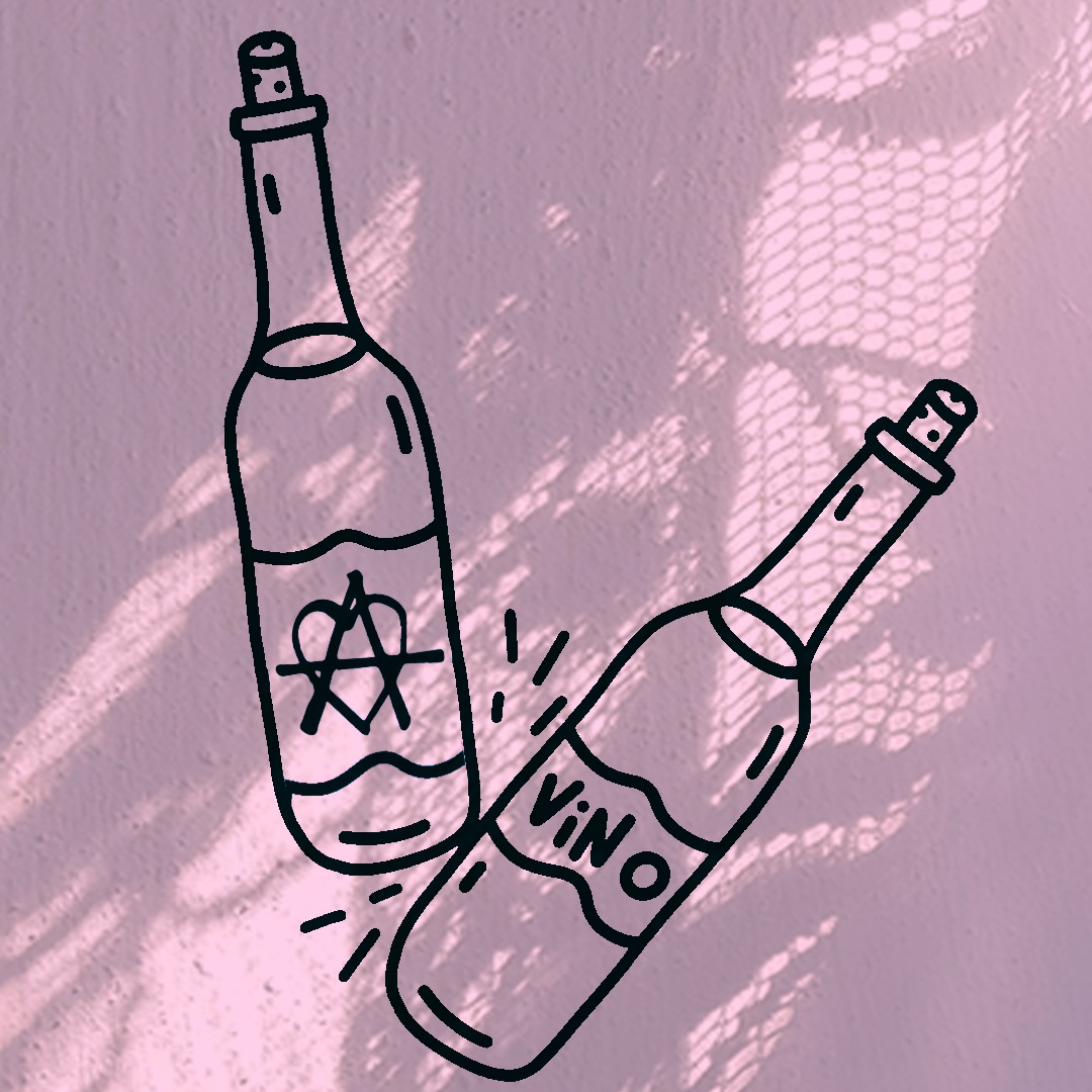 Zwei Flaschen Wein