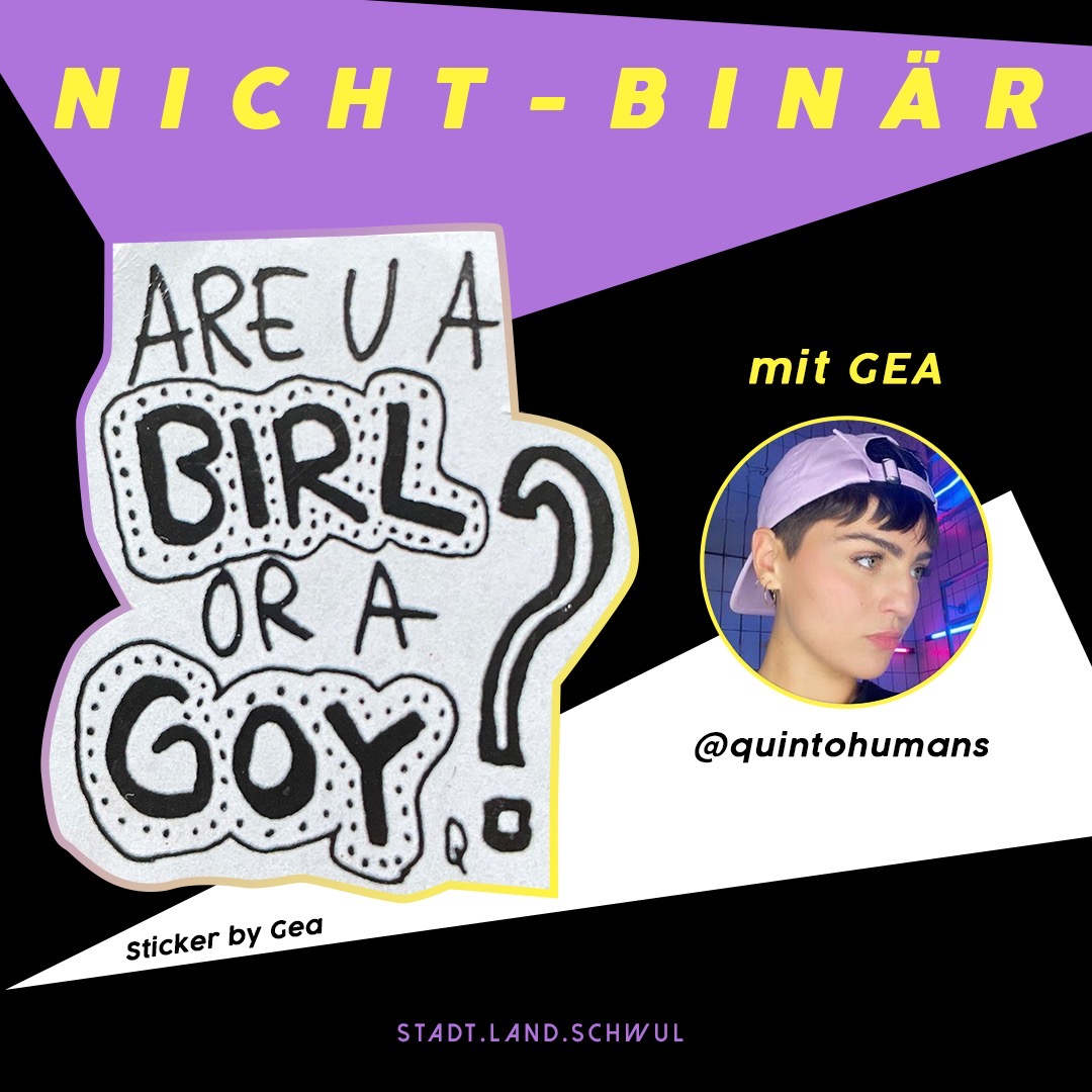 "Are you a Birl or a Goy?" mit Gea episode artwork