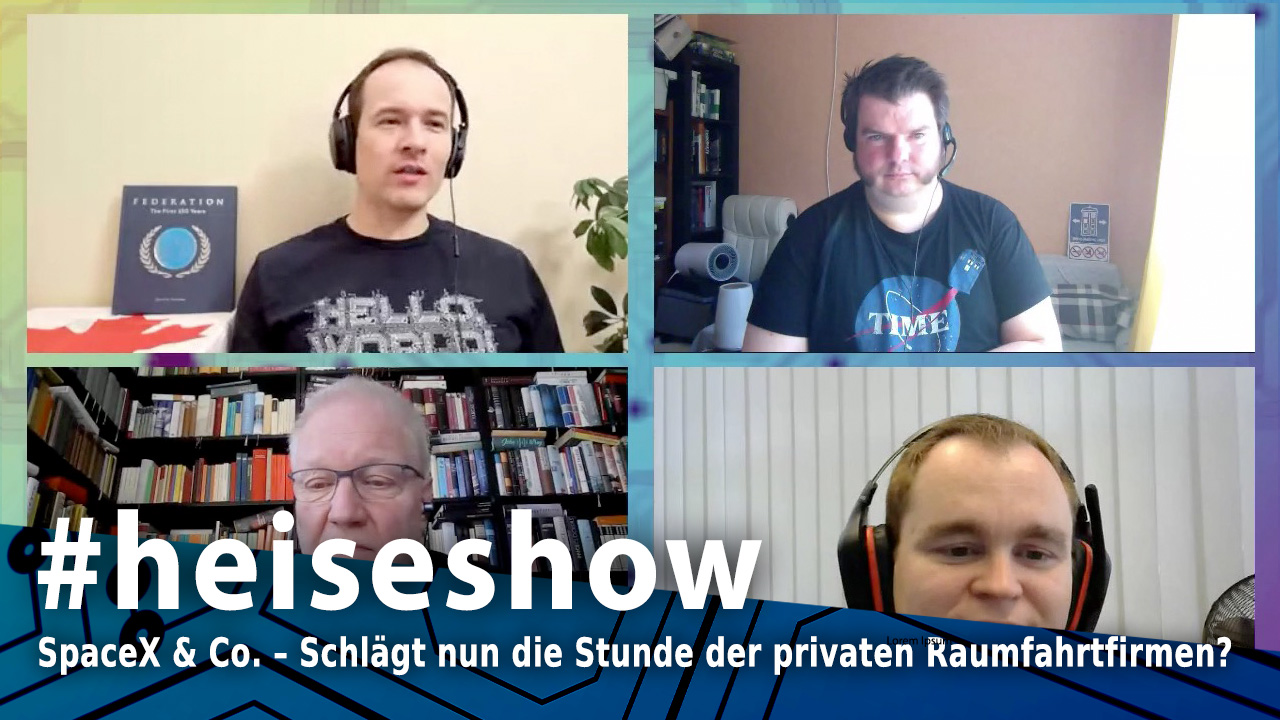 SpaceX & Co. – Schlägt nun die Stunde der privaten Raumfahrtfirmen? | #heiseshow