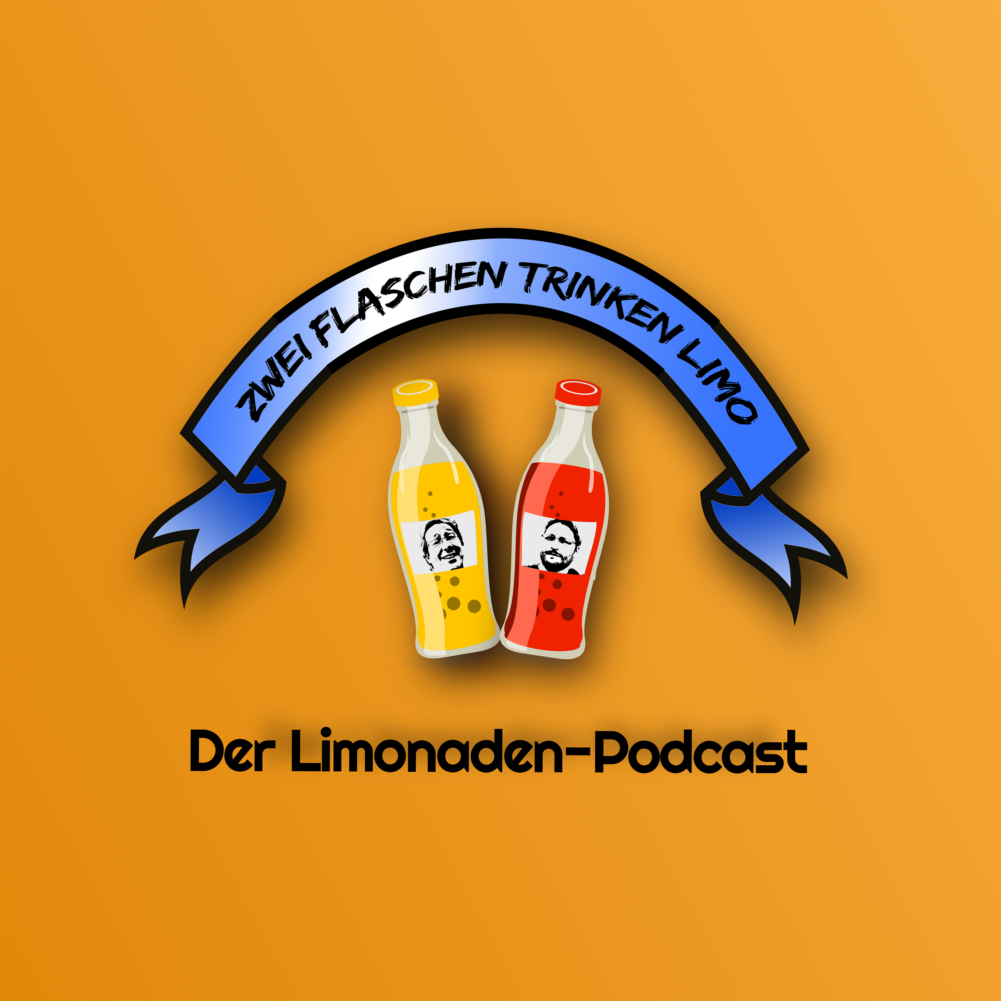 Zwei Flaschen trinken Limo