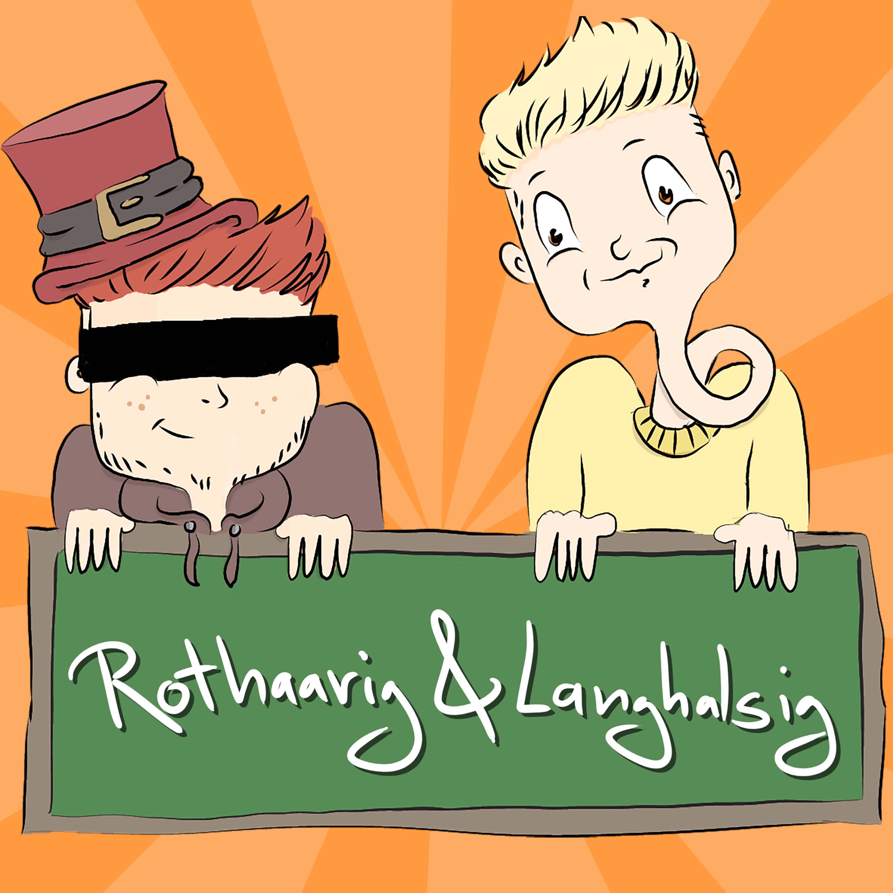 Rothaarig und Langhalsig