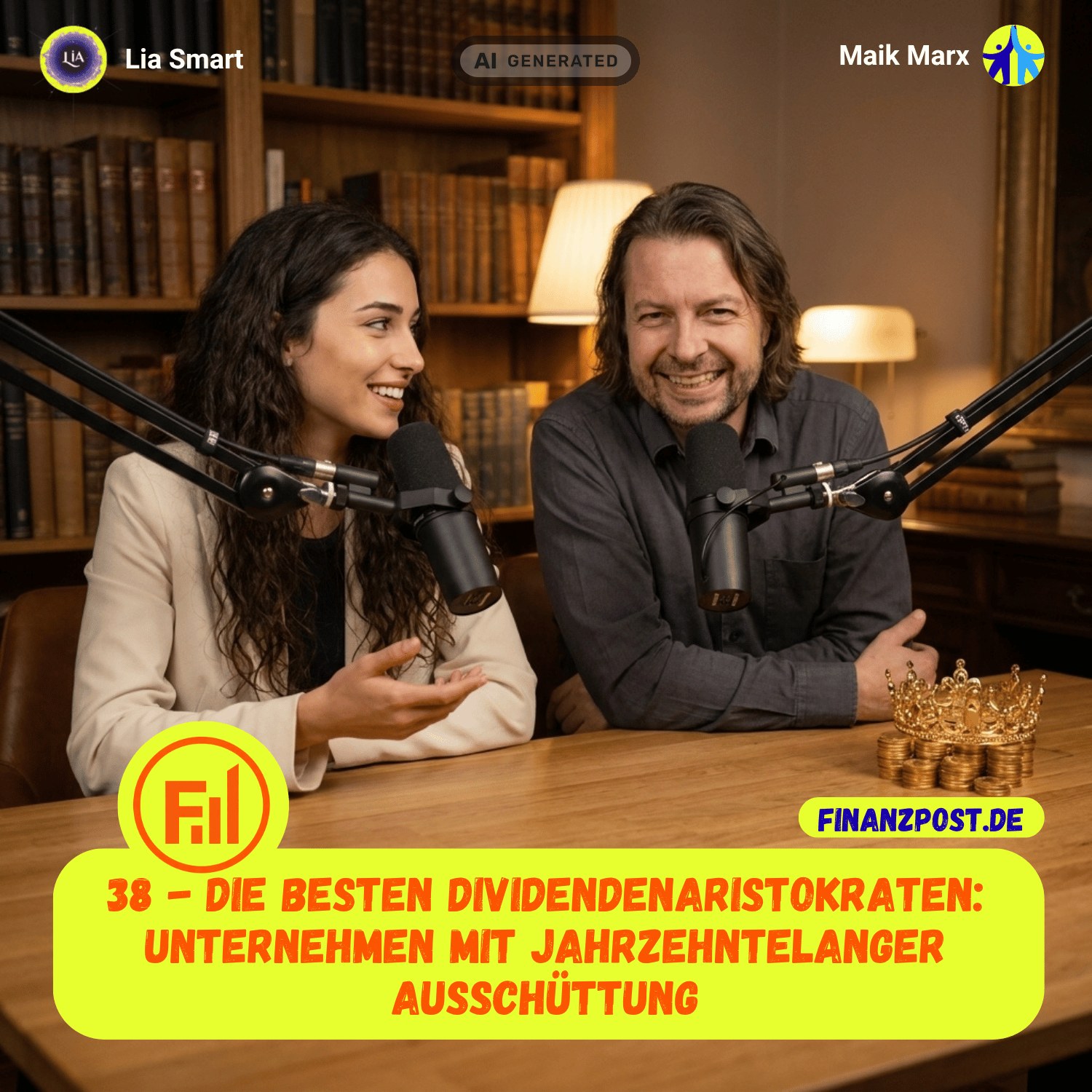 38 – Die besten Dividendenaristokraten – Unternehmen mit jahrzehntelanger Ausschüttung episode artwork