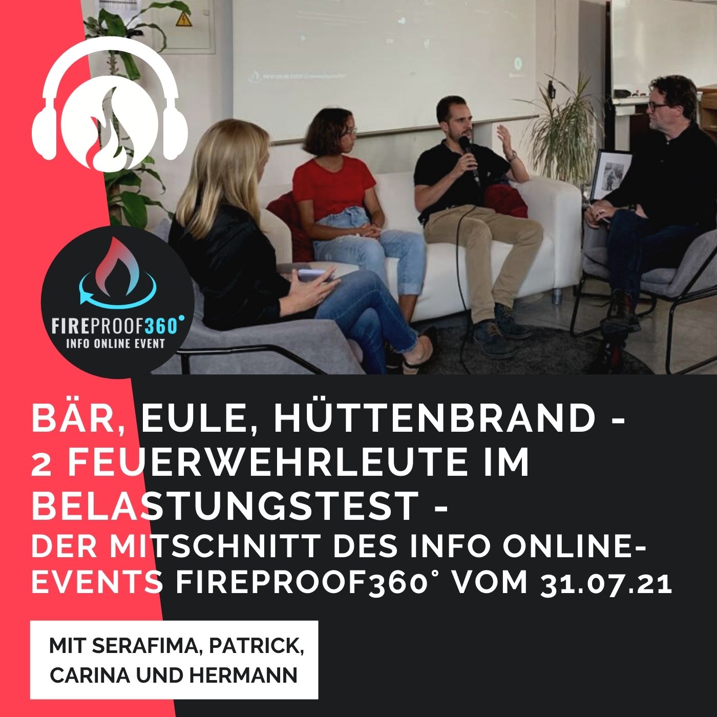 Bär, Eule, Hüttenbrand - 2 Feuerwehrleute im Belastungstest episode artwork