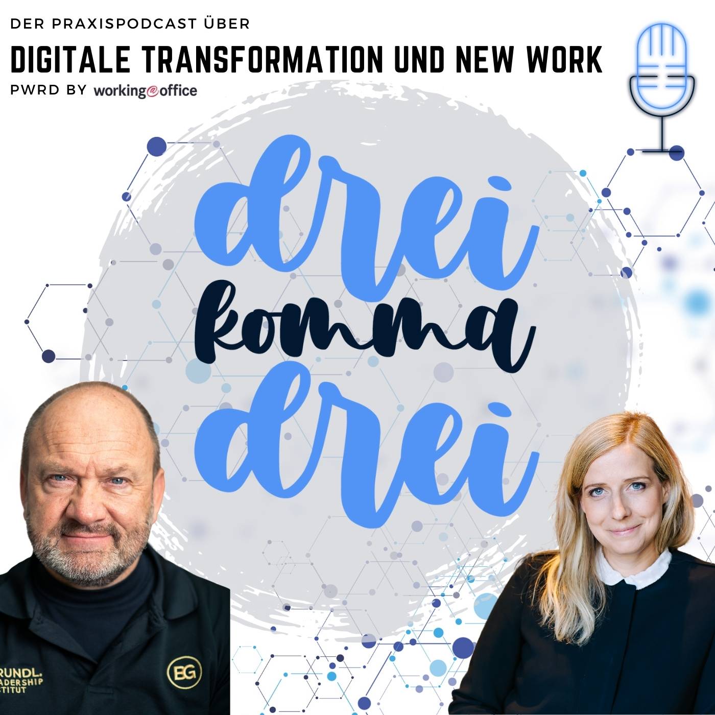 dreikommadrei - der Praxispodcast zu digitaler Transformation und New Work