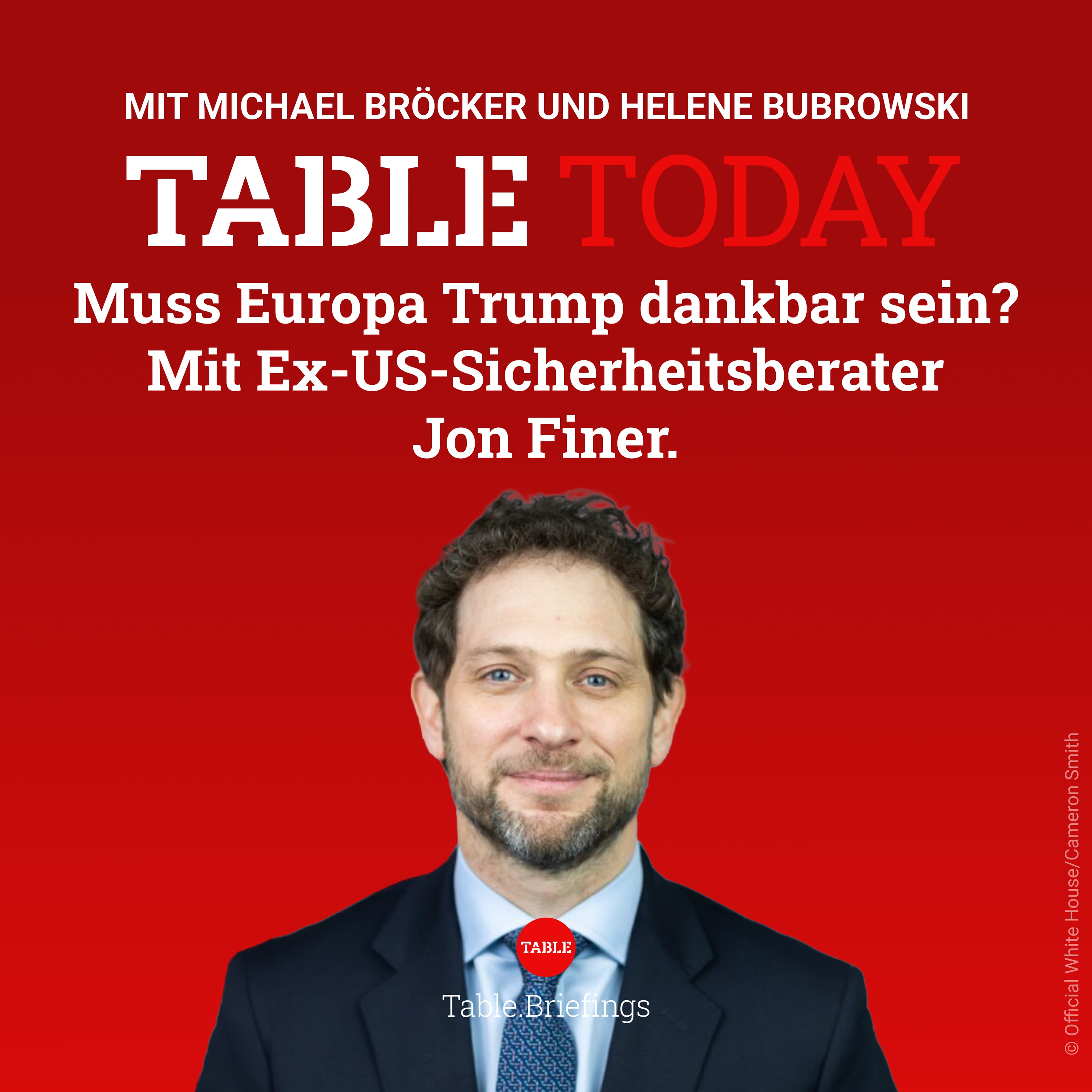 Muss Europa Trump dankbar sein? Mit Ex-US-Sicherheitsberater Jon Finer. episode artwork