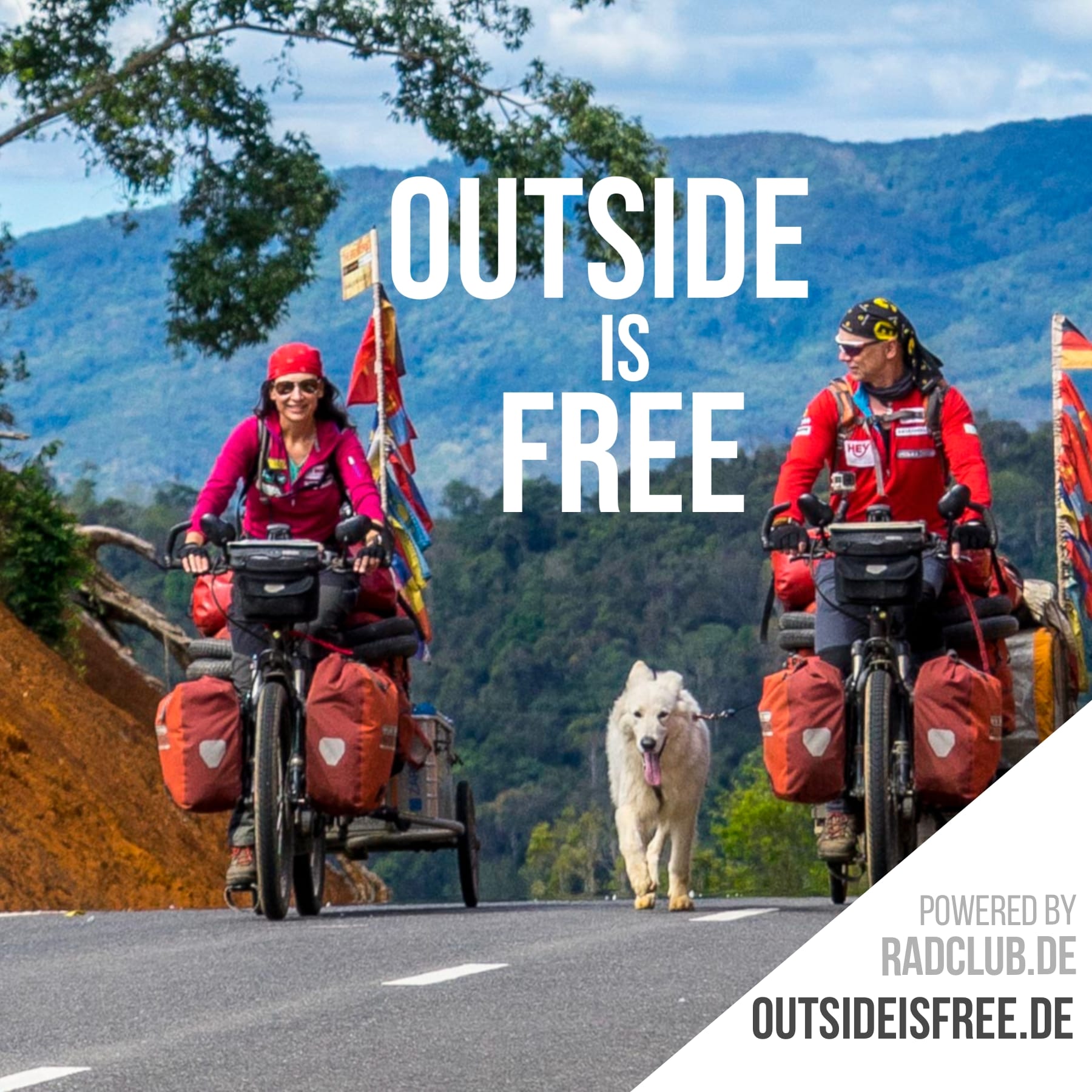 Outside is free