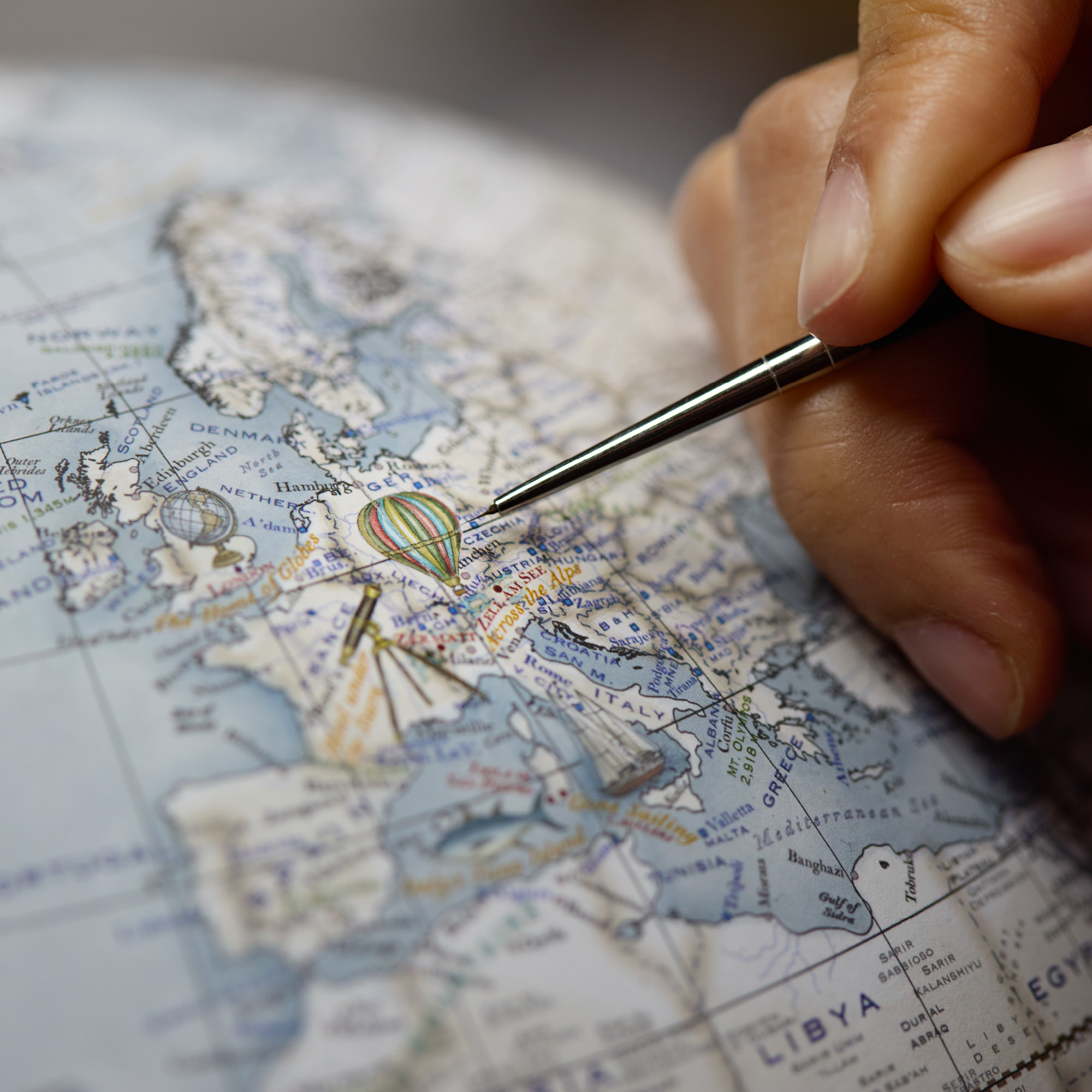 Coordinates. A Serious Case of Travelling