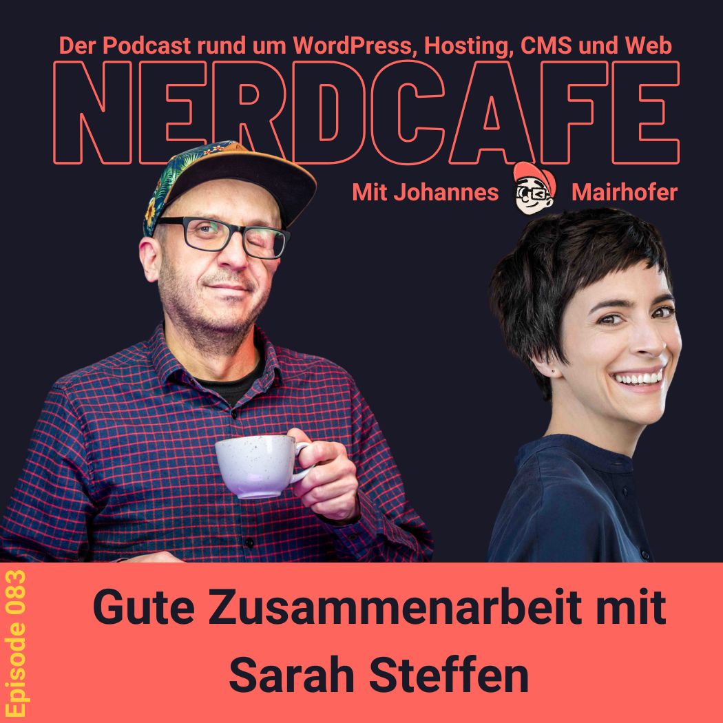 nerdcafe. Der Podcast rund um WordPress, Hosting, CMS und Web.