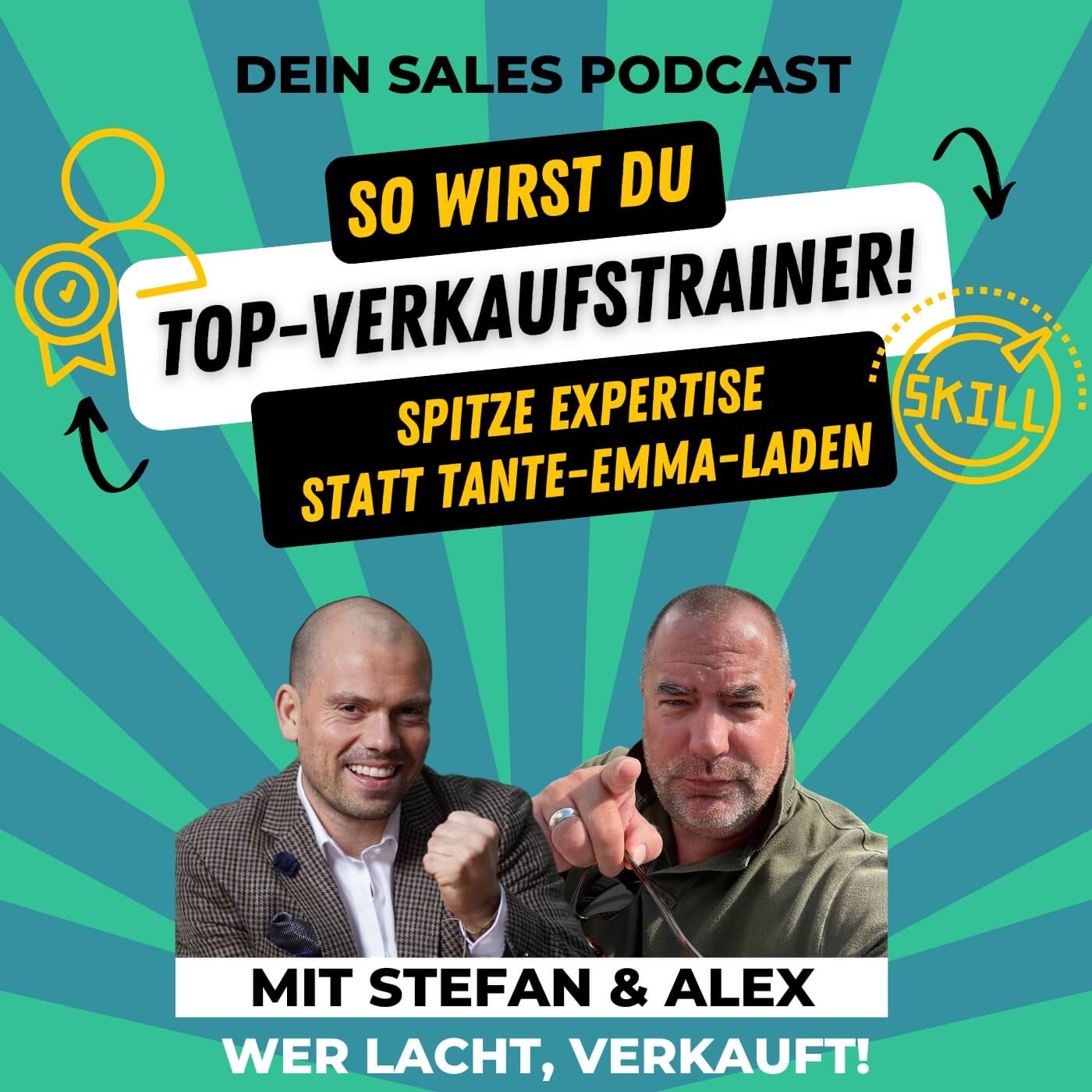 Wer lacht verkauft! Dein Sales Podcast für mehr Spaß im Verkauf.