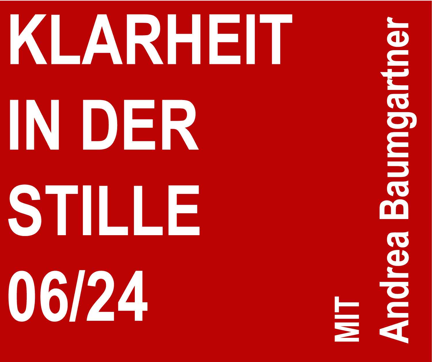 Klarheit in der Stille