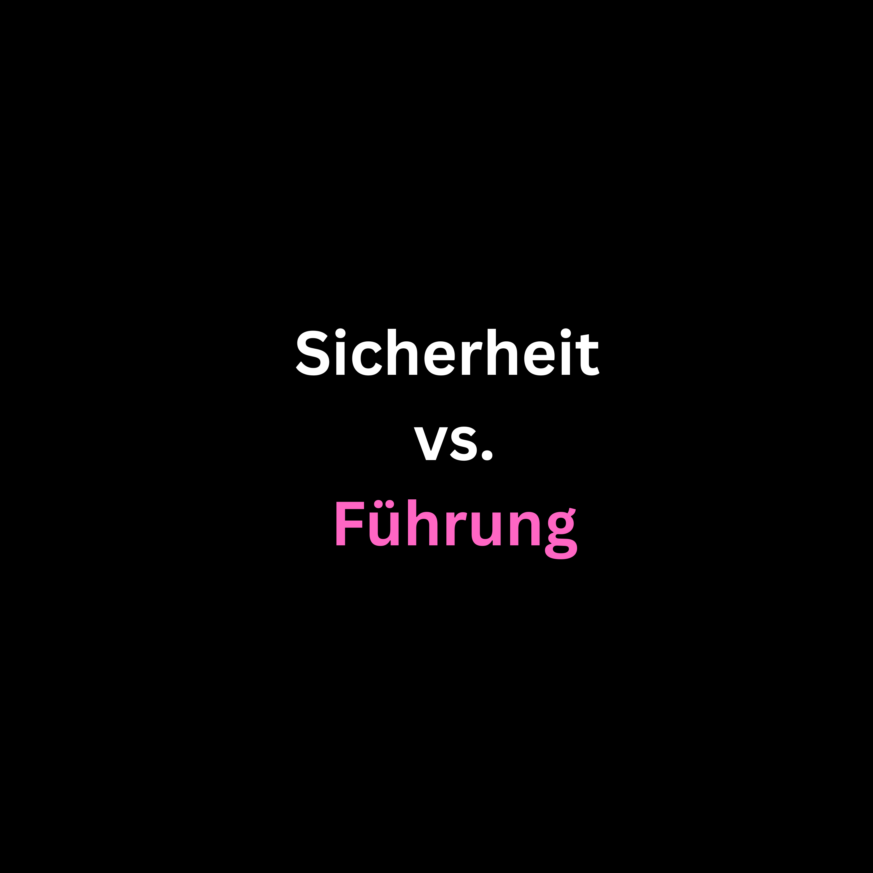 Klar. Nicht für alle.