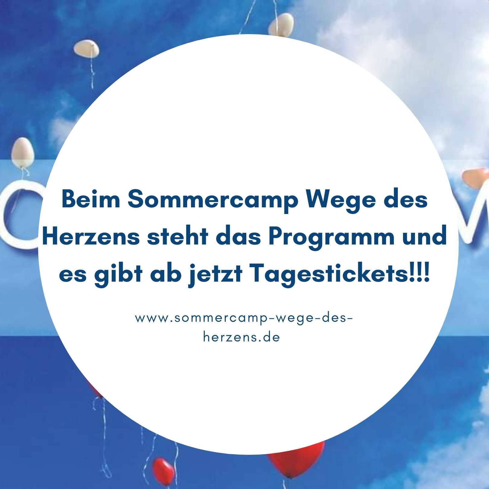 Noch 6 Wochen bis zum Sommercamp Wege des Herzens